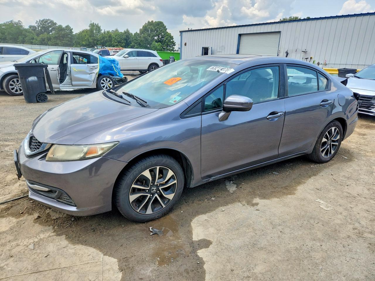 2015 Honda Civic Ex Gray vin: 19XFB2F83FE003679