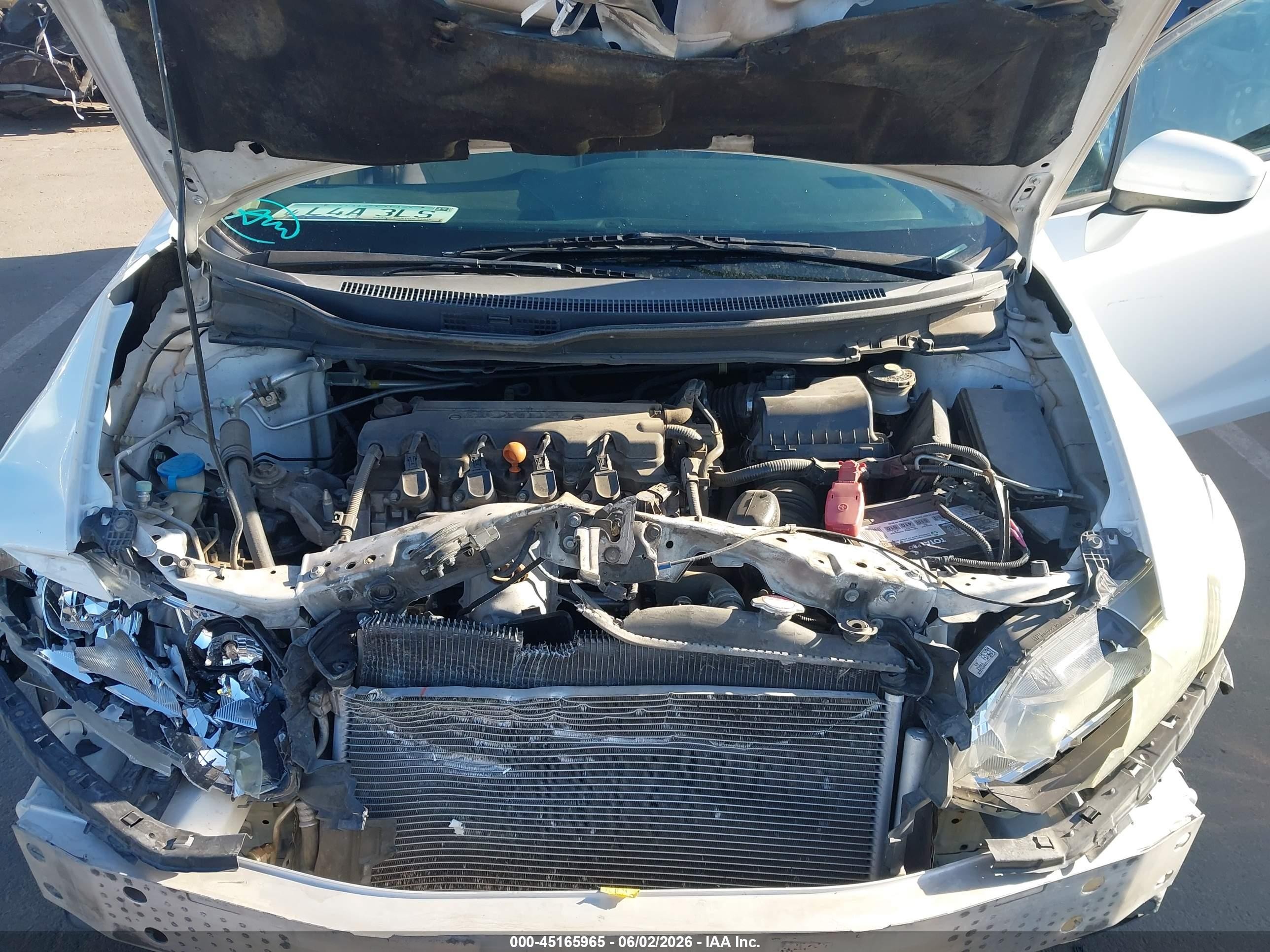 2015 Honda Civic Ex Белый vin: 19XFB2F83FE006176