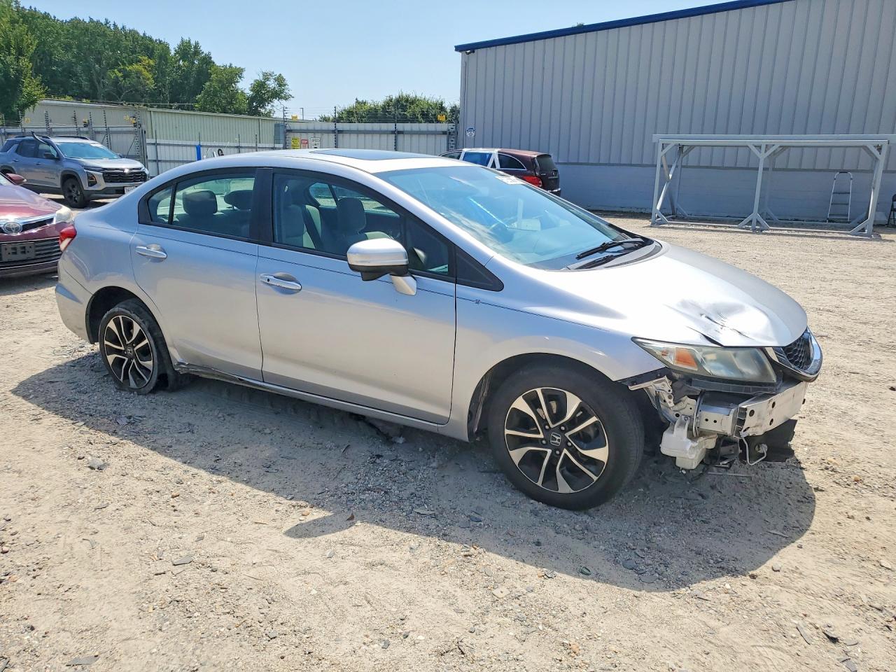 2015 Honda Civic Ex Silver vin: 19XFB2F83FE014178