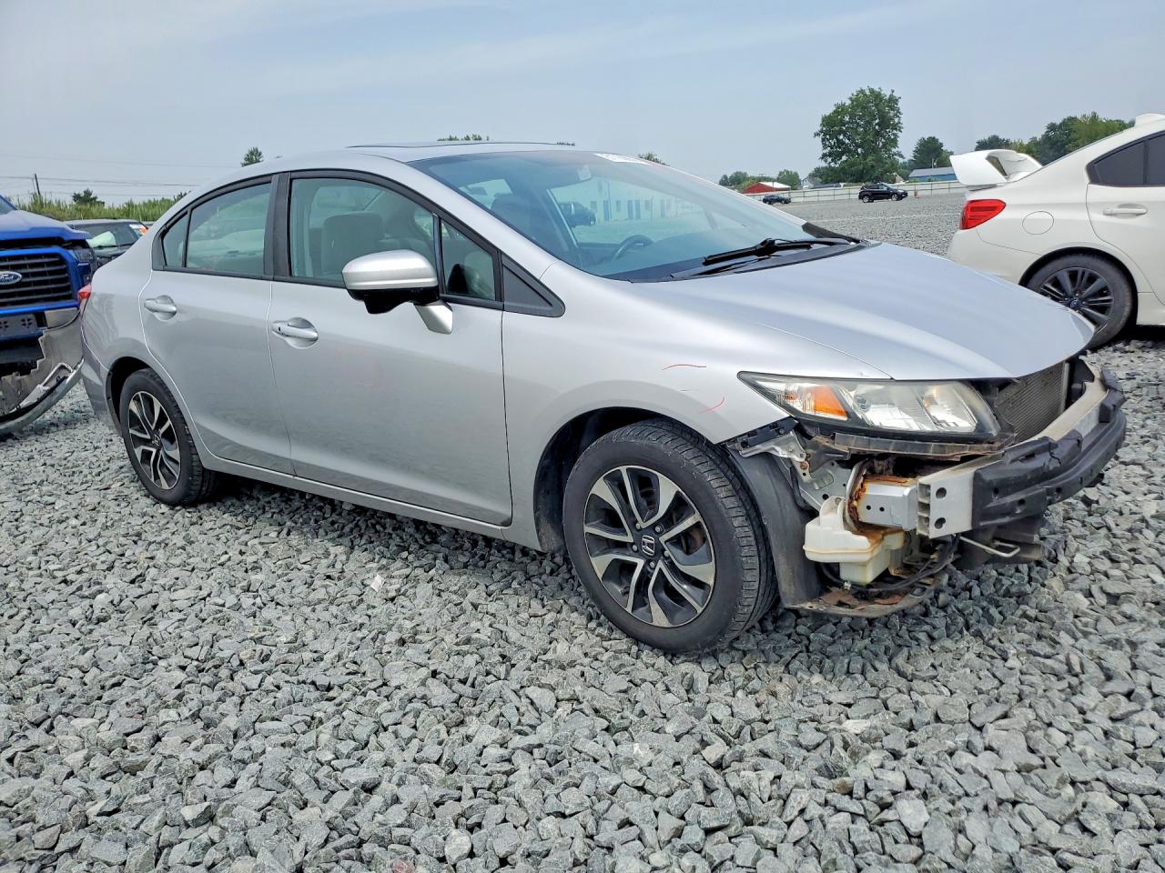 2015 Honda Civic Ex Серебряный vin: 19XFB2F83FE020630