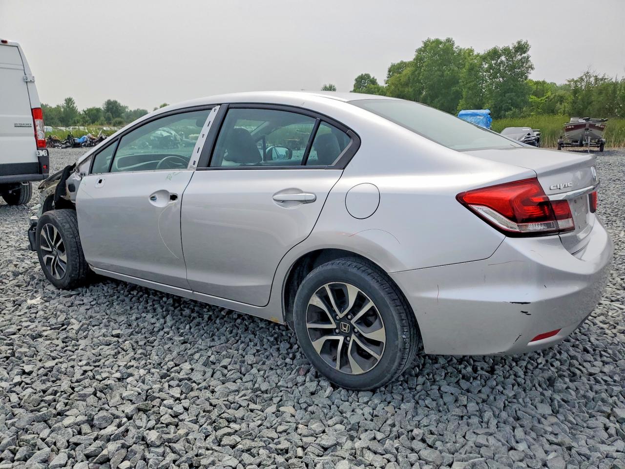 2015 Honda Civic Ex Серебряный vin: 19XFB2F83FE020630