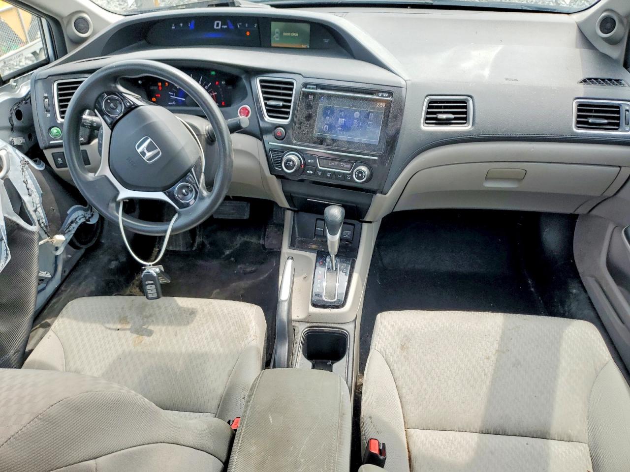2015 Honda Civic Ex Серебряный vin: 19XFB2F83FE020630