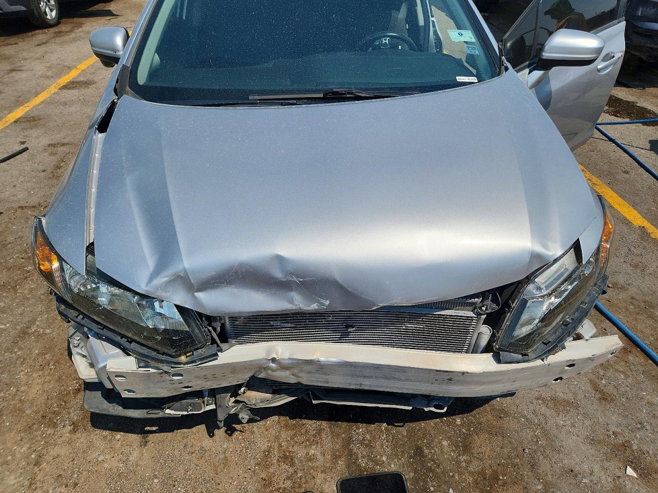 2015 Honda Civic Ex Silver vin: 19XFB2F83FE025147
