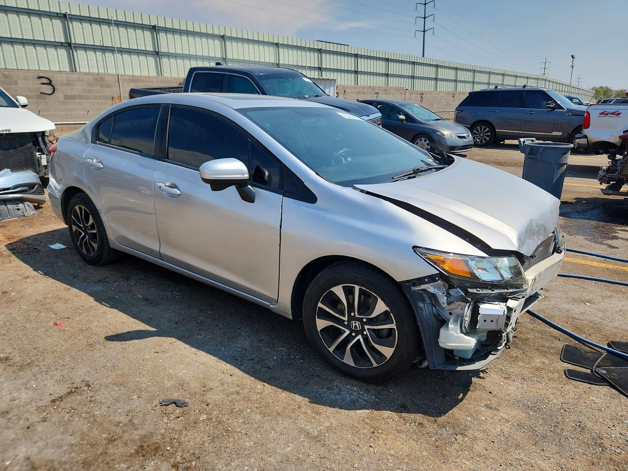 2015 Honda Civic Ex Silver vin: 19XFB2F83FE025147