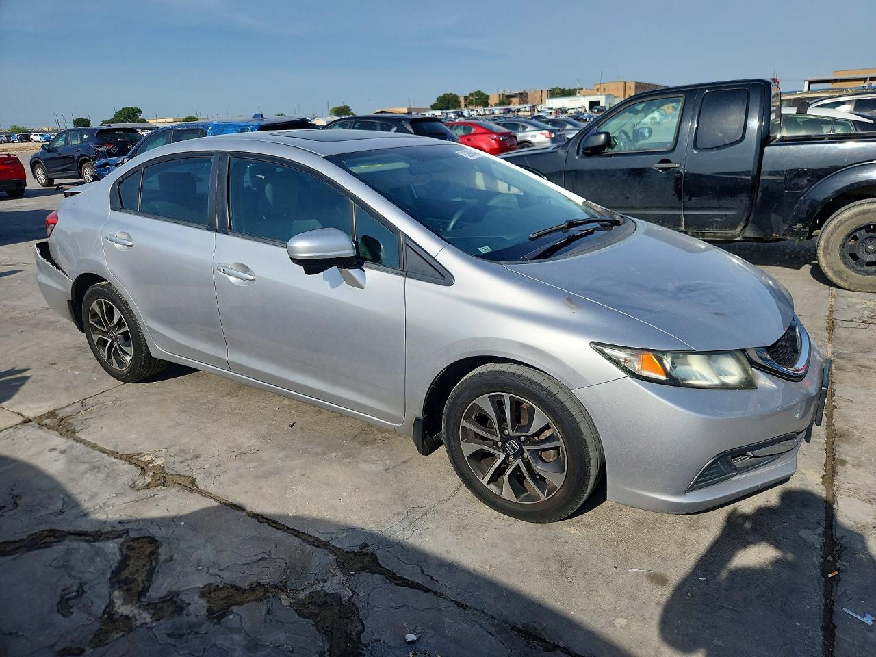 2015 Honda Civic Ex Silver vin: 19XFB2F83FE027576