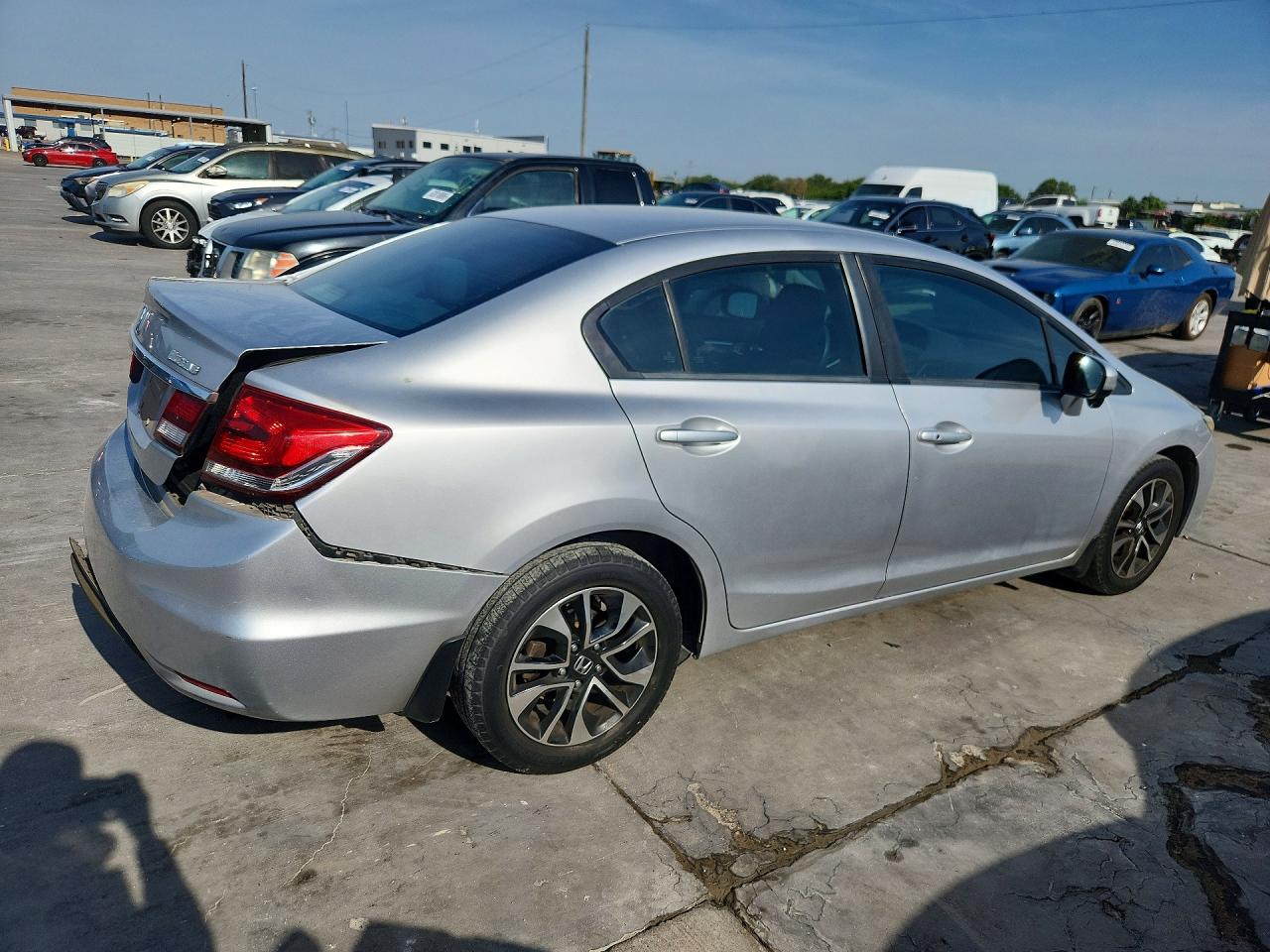 2015 Honda Civic Ex Silver vin: 19XFB2F83FE027576