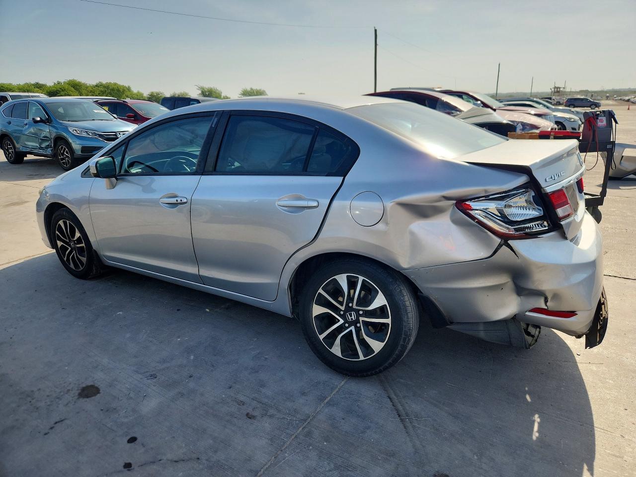 2015 Honda Civic Ex Silver vin: 19XFB2F83FE027576