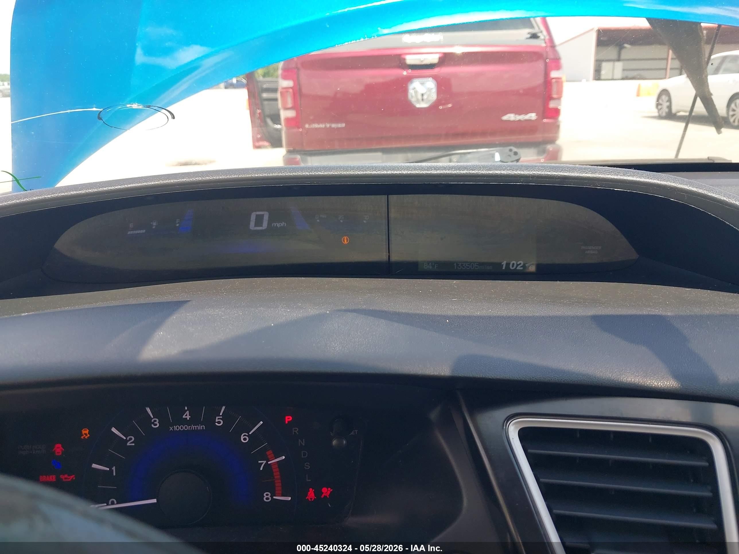 2015 Honda Civic Ex Blue vin: 19XFB2F83FE031143