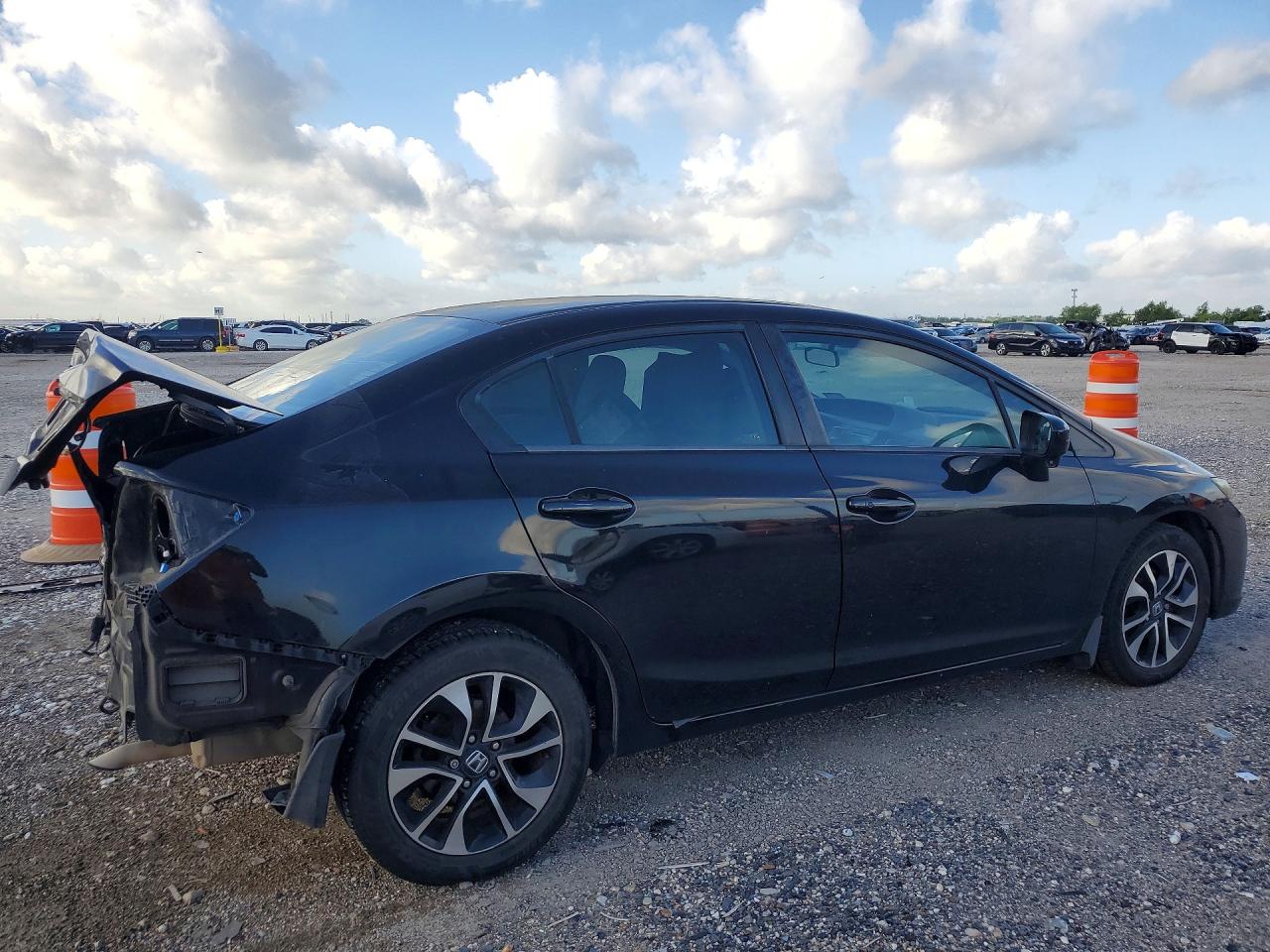 2015 Honda Civic Ex Black vin: 19XFB2F83FE033457