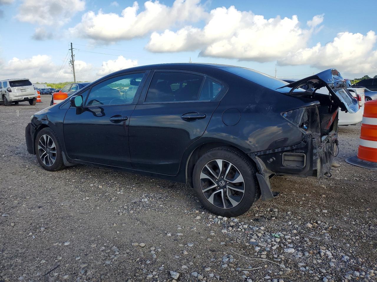 2015 Honda Civic Ex Black vin: 19XFB2F83FE033457