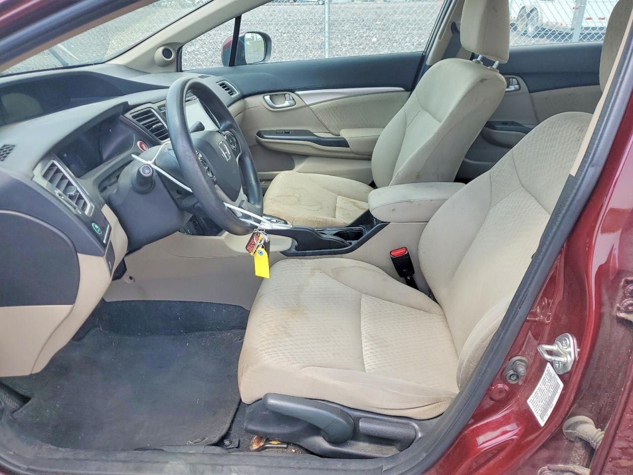 2015 Honda Civic Ex Burgundy vin: 19XFB2F83FE071254