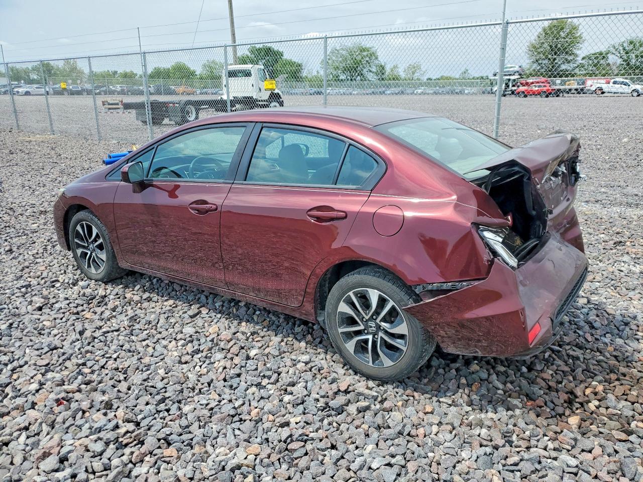 2015 Honda Civic Ex Burgundy vin: 19XFB2F83FE071254