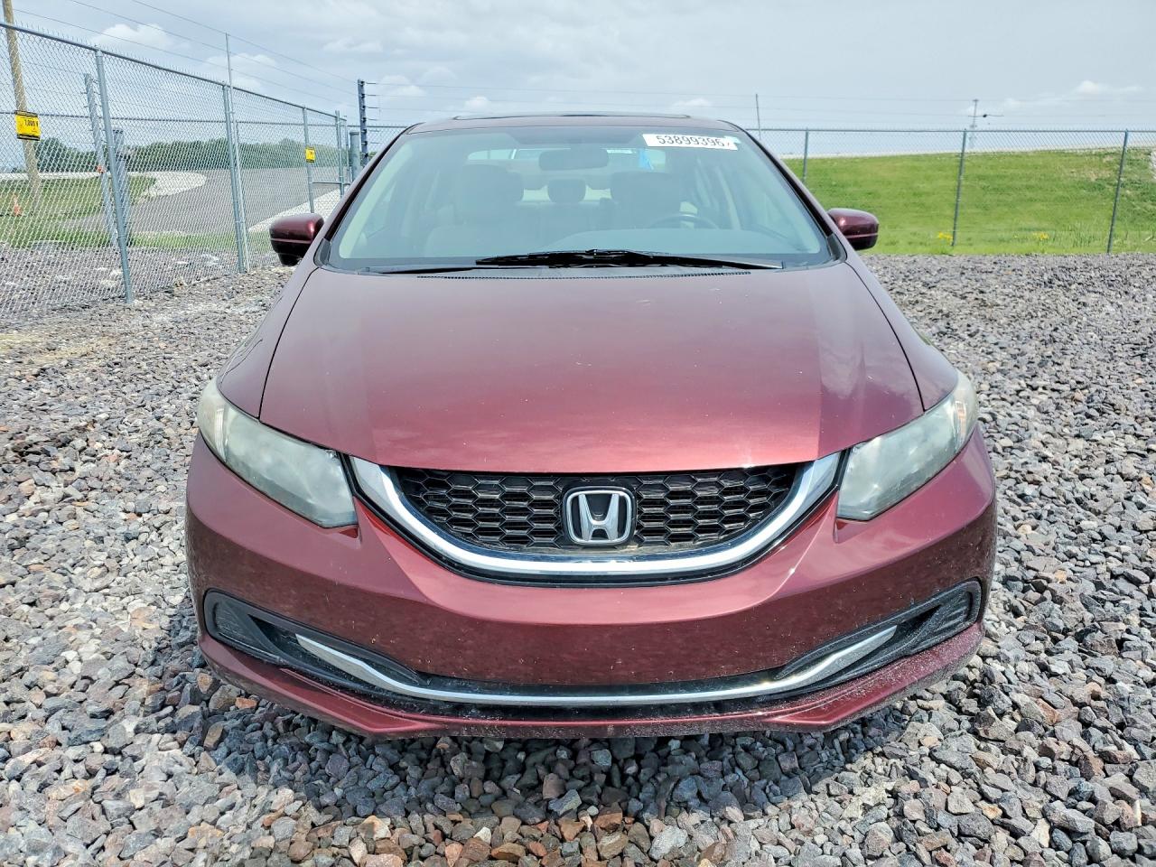 2015 Honda Civic Ex Burgundy vin: 19XFB2F83FE071254