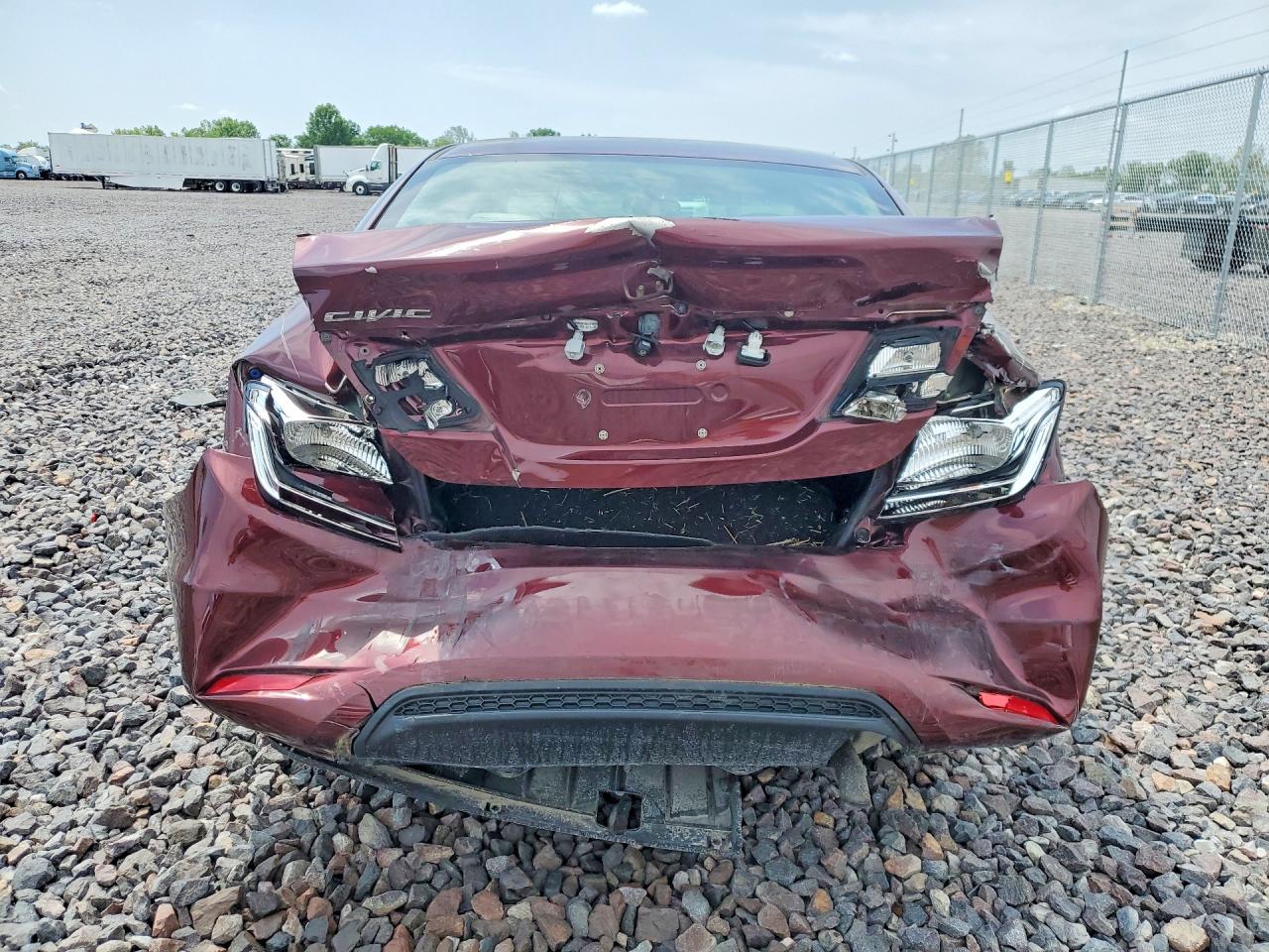 2015 Honda Civic Ex Burgundy vin: 19XFB2F83FE071254