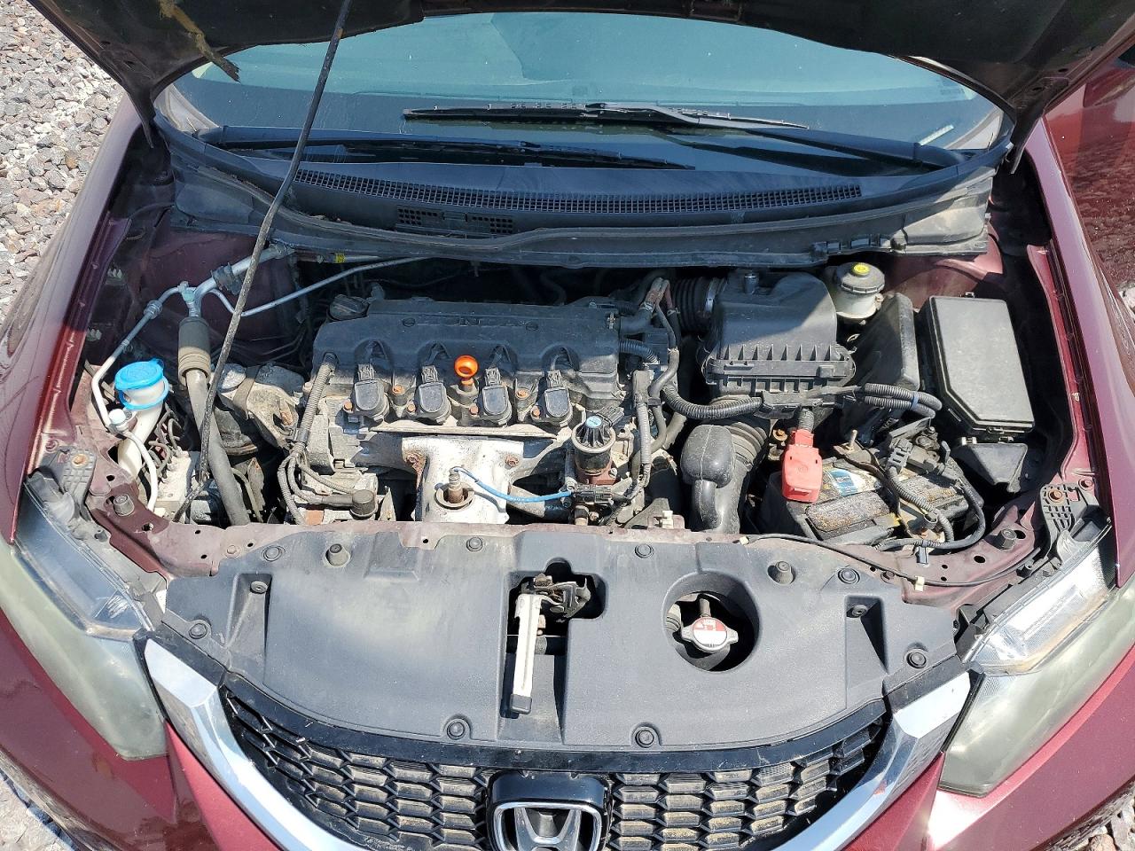 2015 Honda Civic Ex Burgundy vin: 19XFB2F83FE071254