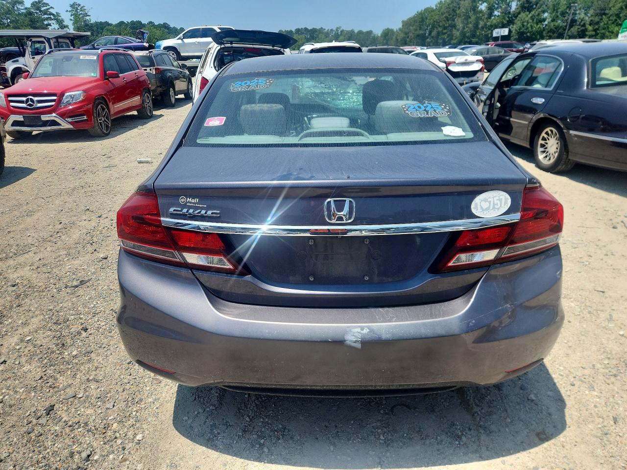 2015 Honda Civic Ex Gray vin: 19XFB2F83FE074588