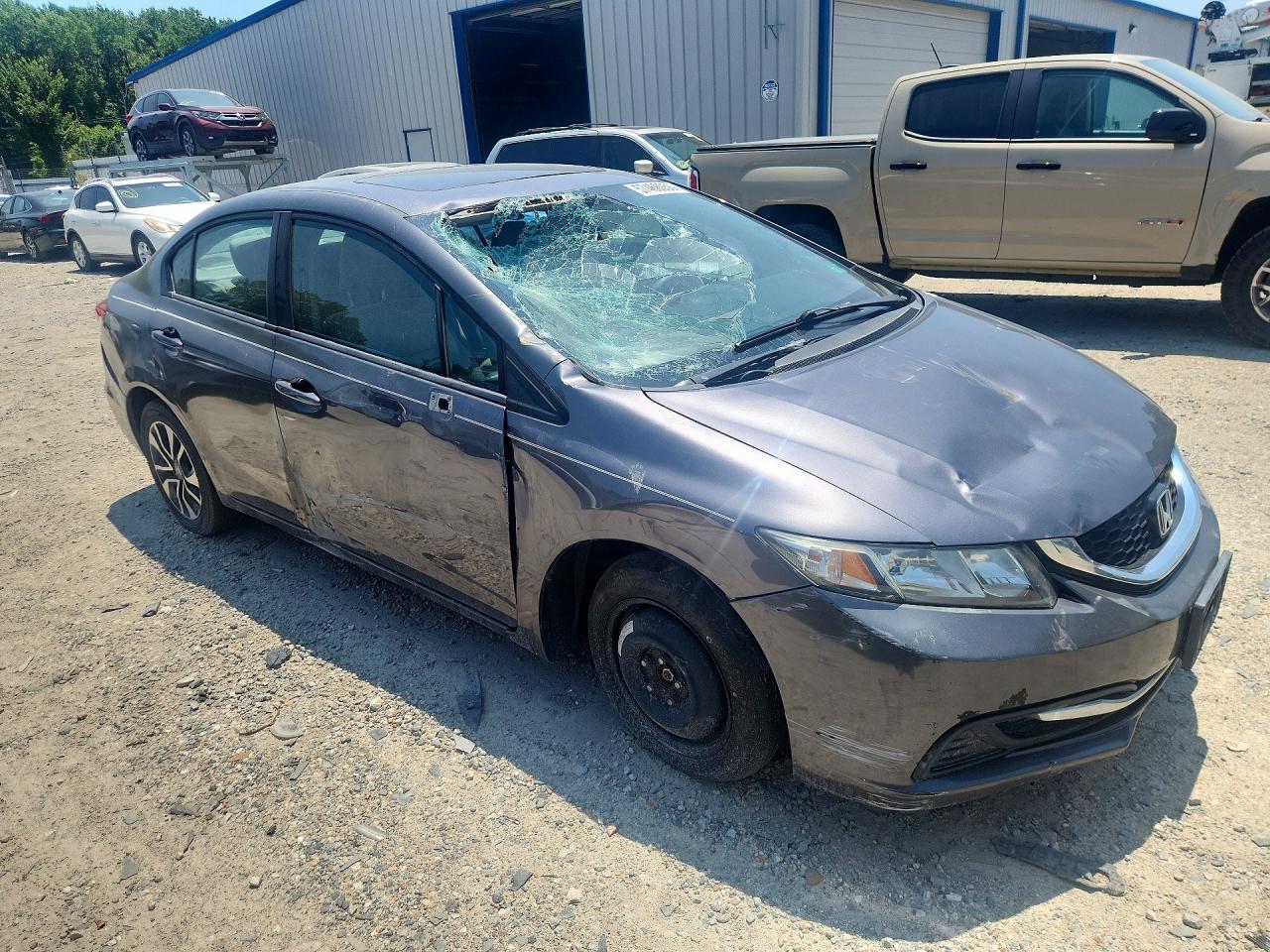 2015 Honda Civic Ex Gray vin: 19XFB2F83FE074588