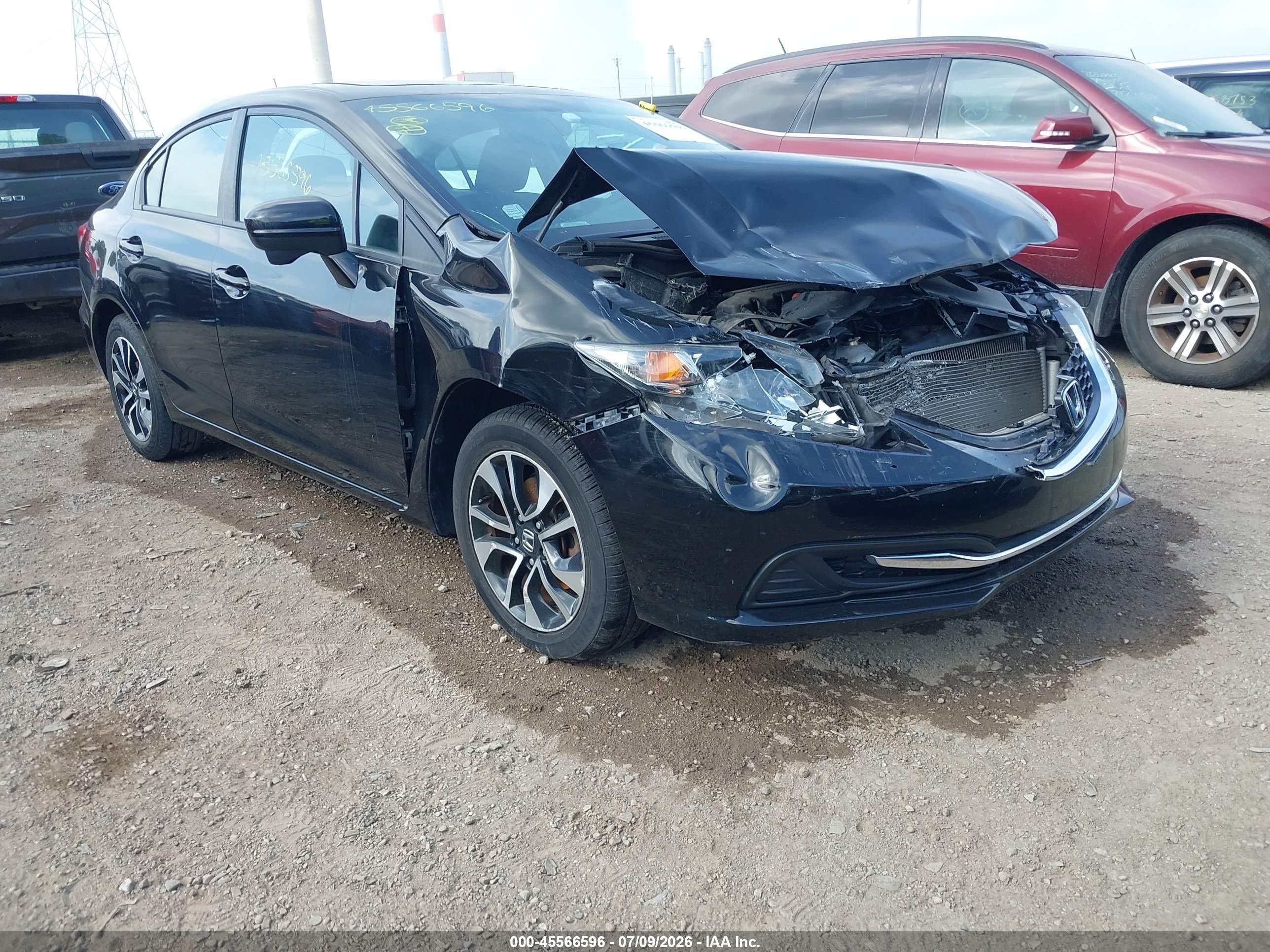 2015 Honda Civic Ex Black vin: 19XFB2F83FE083145