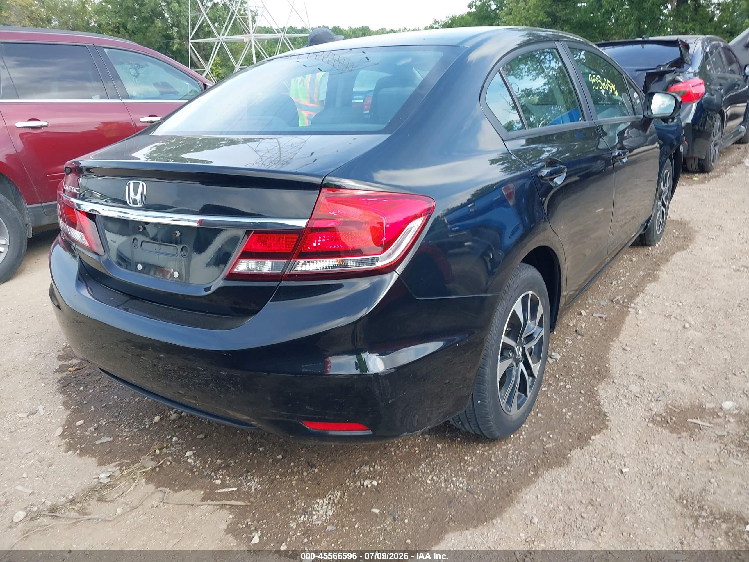 2015 Honda Civic Ex Black vin: 19XFB2F83FE083145