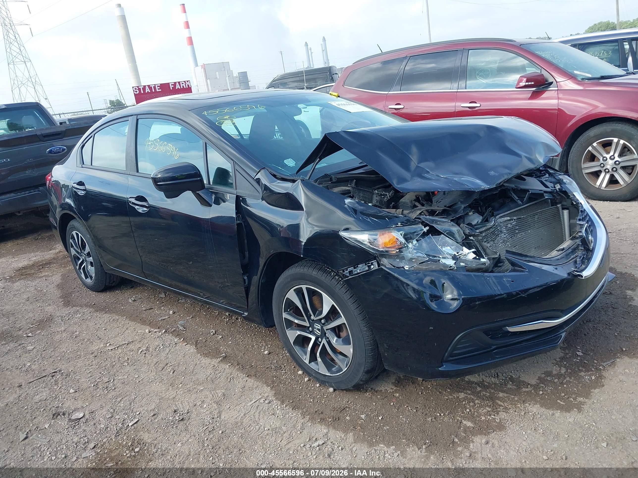 2015 Honda Civic Ex Black vin: 19XFB2F83FE083145