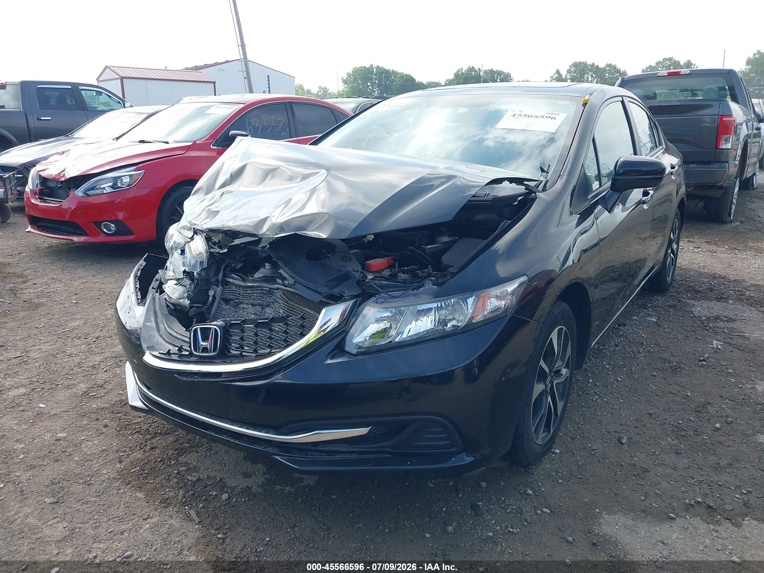 2015 Honda Civic Ex Black vin: 19XFB2F83FE083145