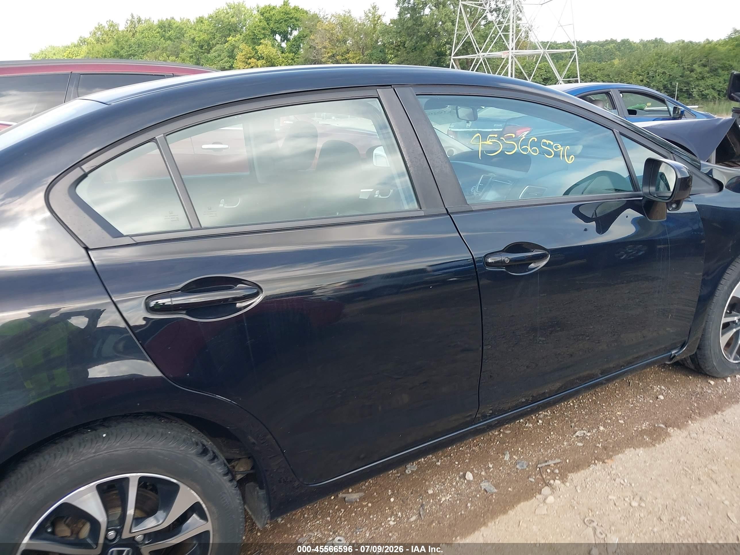 2015 Honda Civic Ex Black vin: 19XFB2F83FE083145