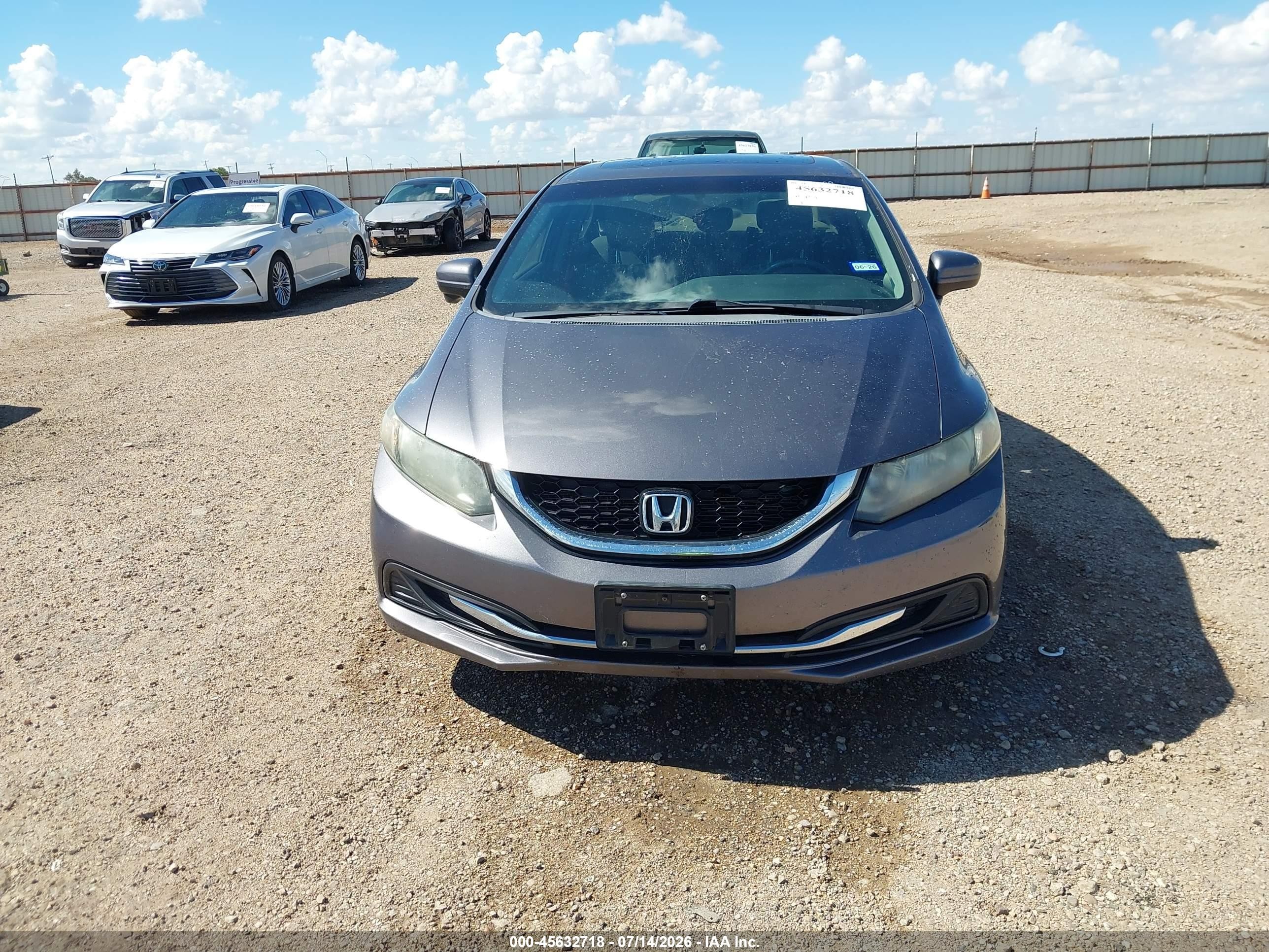 2015 Honda Civic Ex Gray vin: 19XFB2F83FE113695