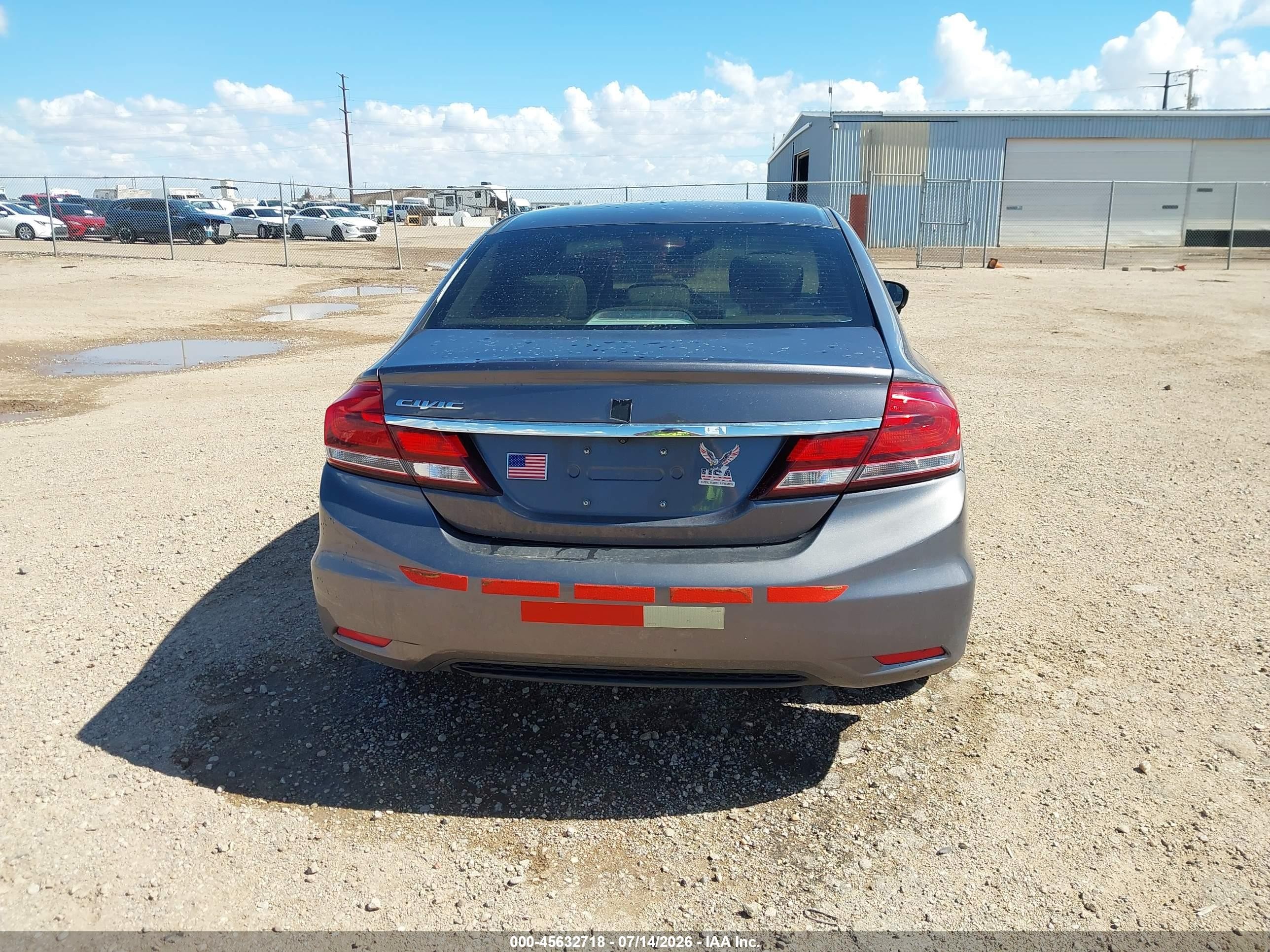 2015 Honda Civic Ex Gray vin: 19XFB2F83FE113695