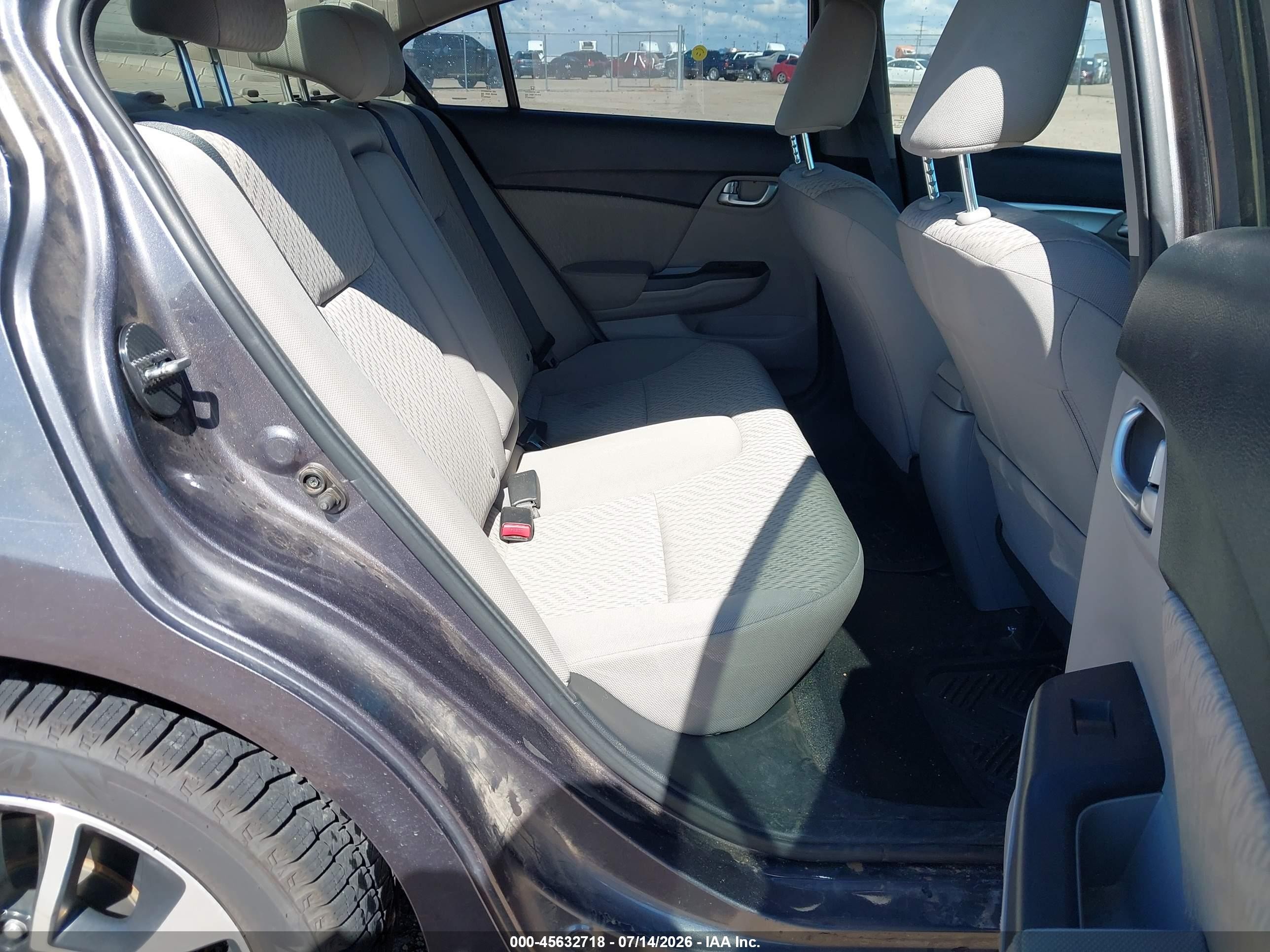 2015 Honda Civic Ex Gray vin: 19XFB2F83FE113695