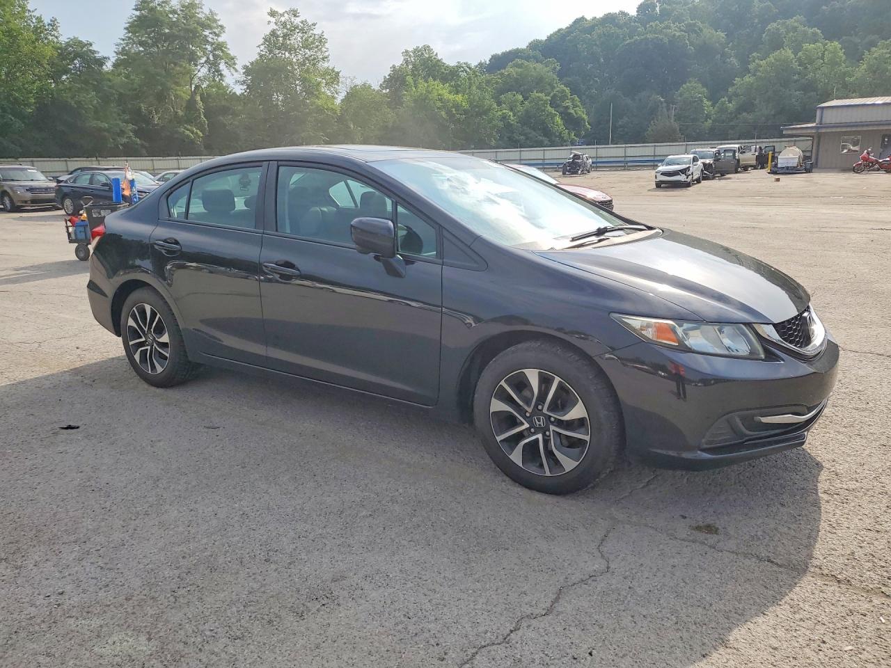 2015 Honda Civic Ex Black vin: 19XFB2F83FE202537
