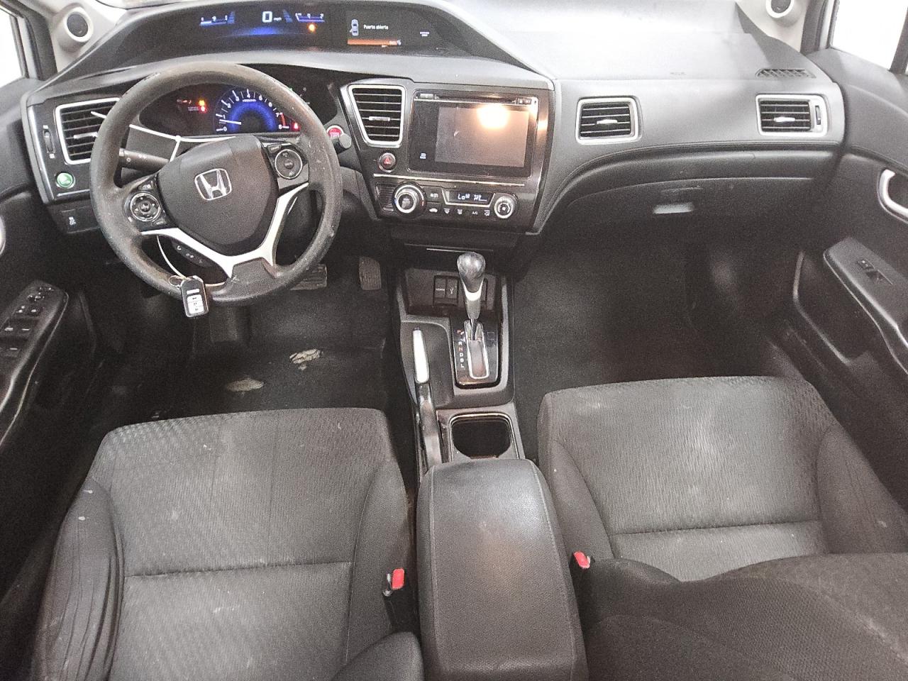 2015 Honda Civic Ex Silver vin: 19XFB2F83FE206586 Damage: Left Front Seat, Stained, Permanent