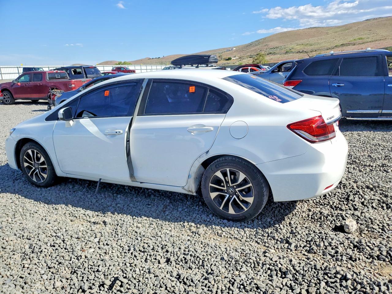 2015 Honda Civic Ex White vin: 19XFB2F83FE211285
