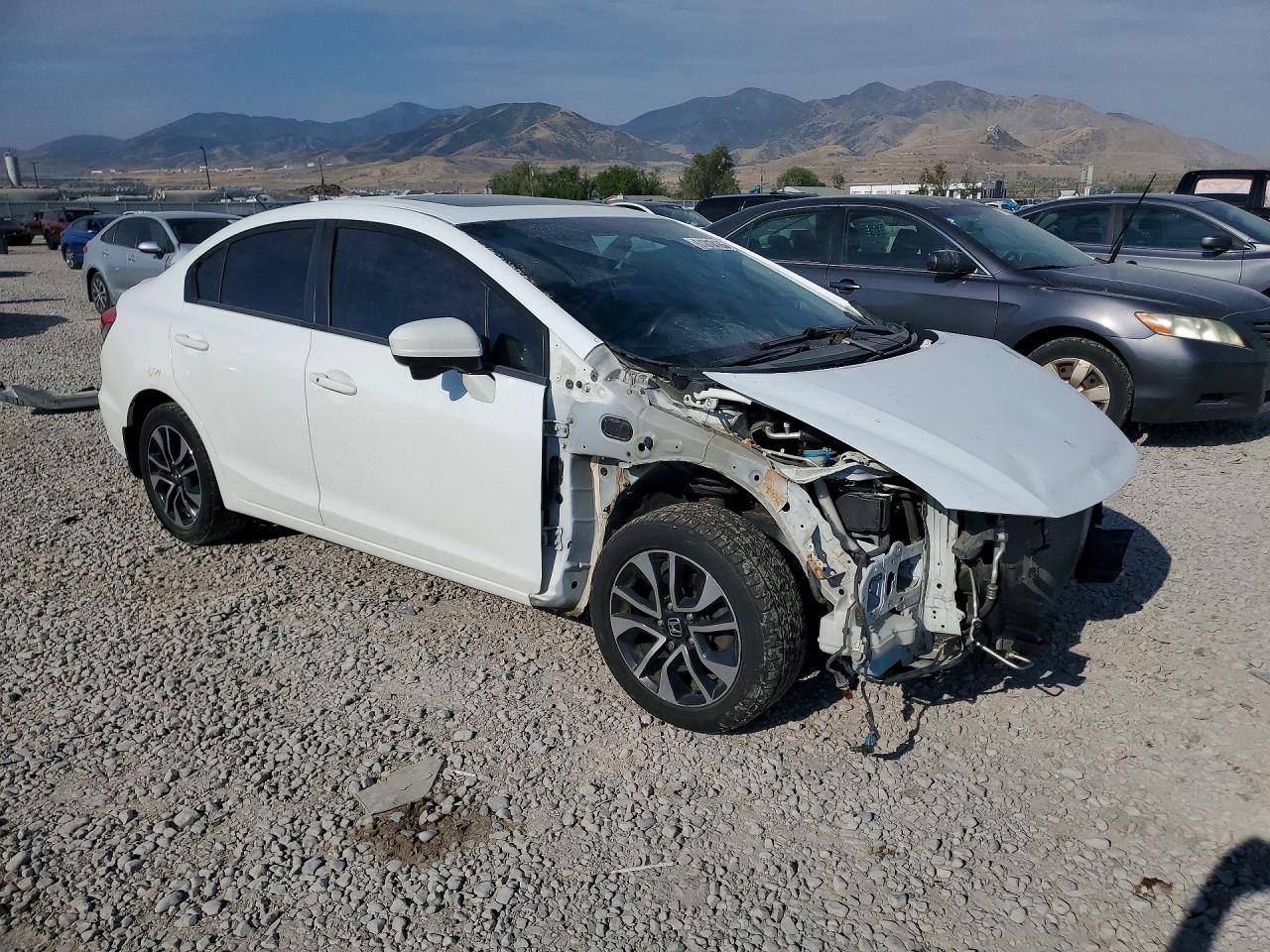 2015 Honda Civic Ex White vin: 19XFB2F83FE216678