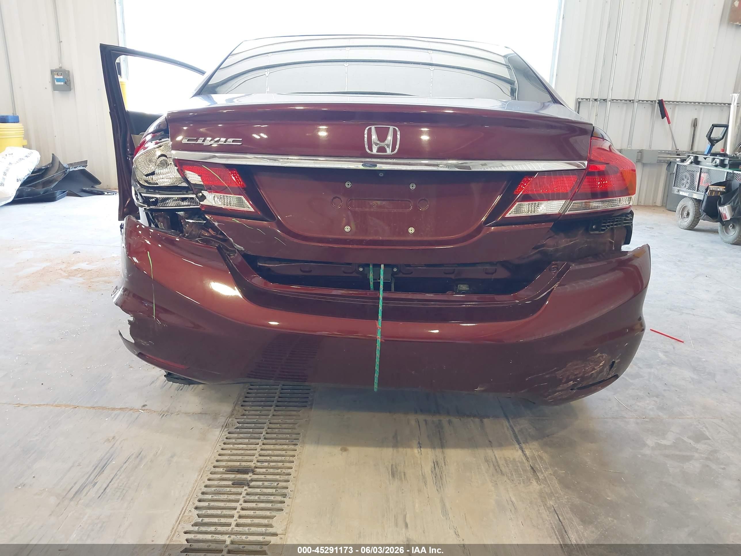 2015 Honda Civic Ex Maroon vin: 19XFB2F83FE228409
