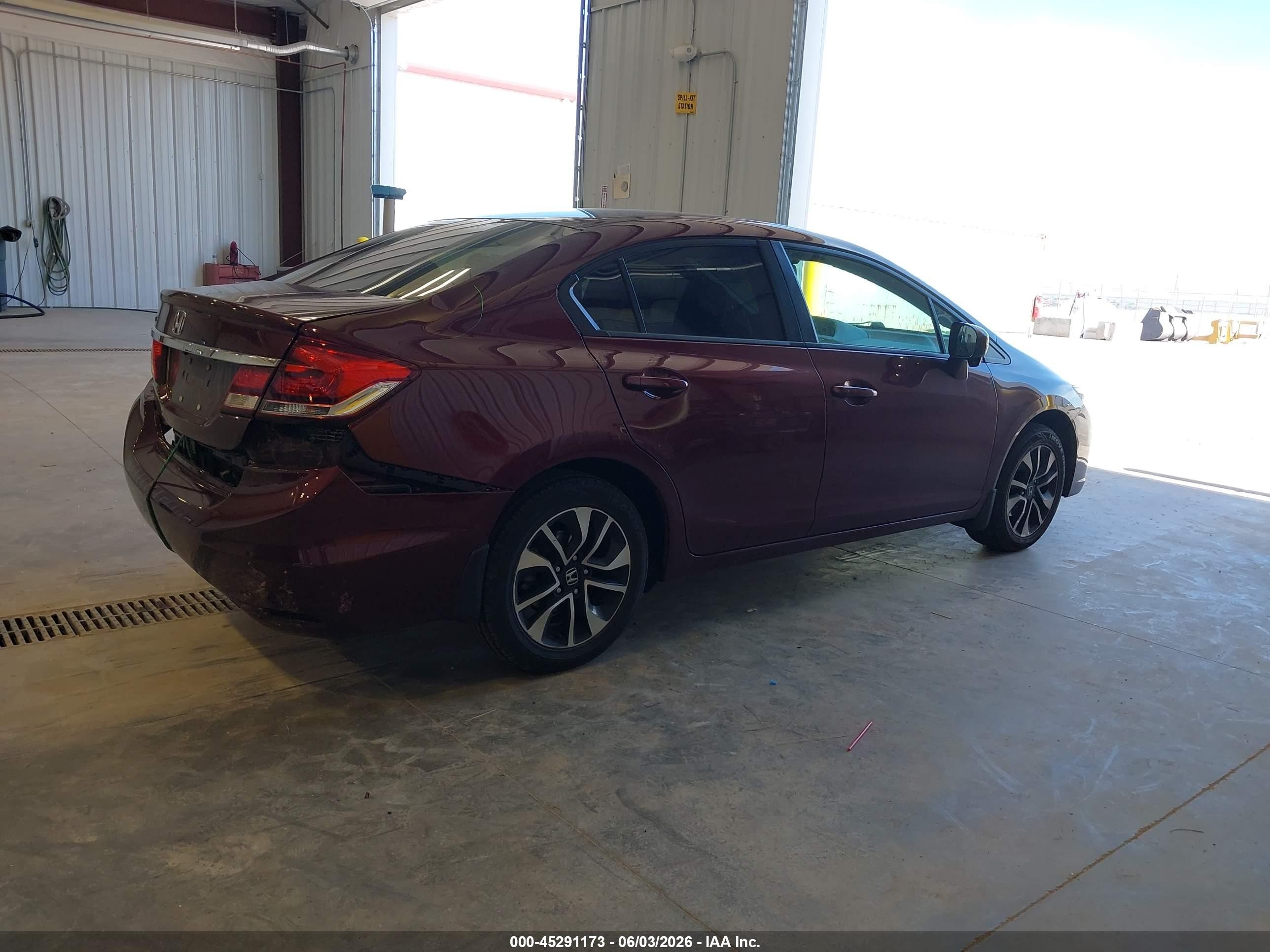 2015 Honda Civic Ex Maroon vin: 19XFB2F83FE228409