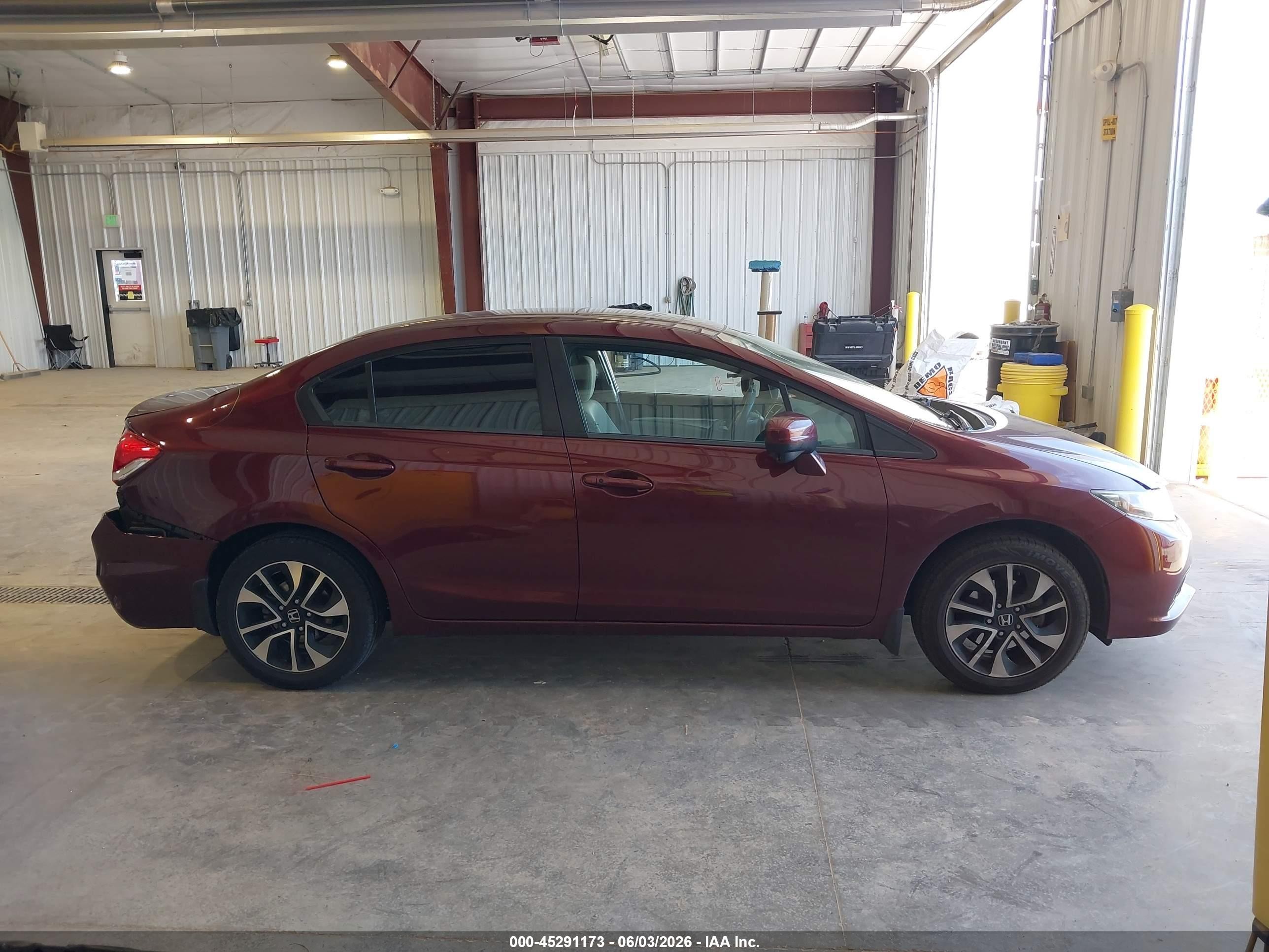2015 Honda Civic Ex Maroon vin: 19XFB2F83FE228409