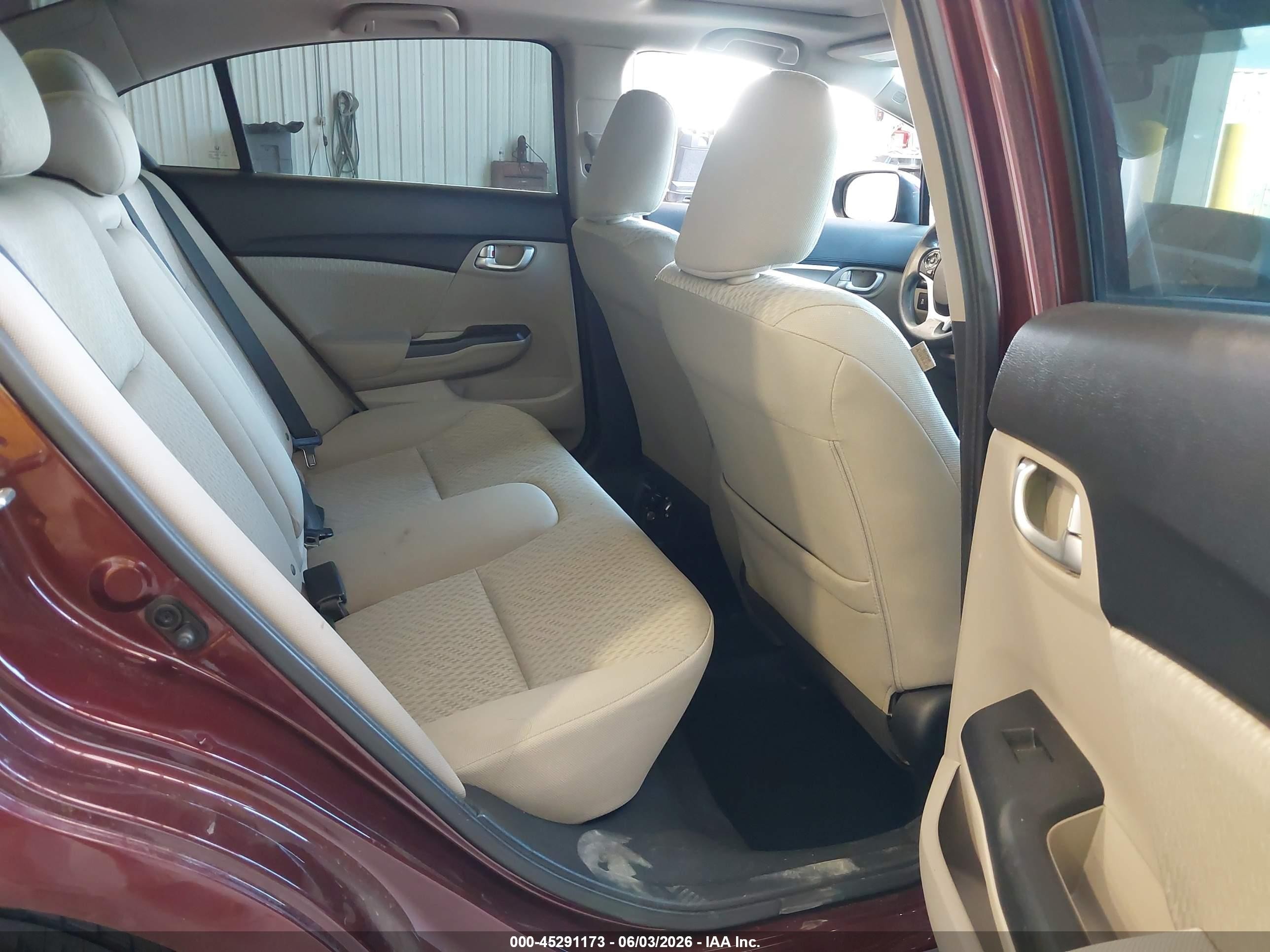 2015 Honda Civic Ex Maroon vin: 19XFB2F83FE228409