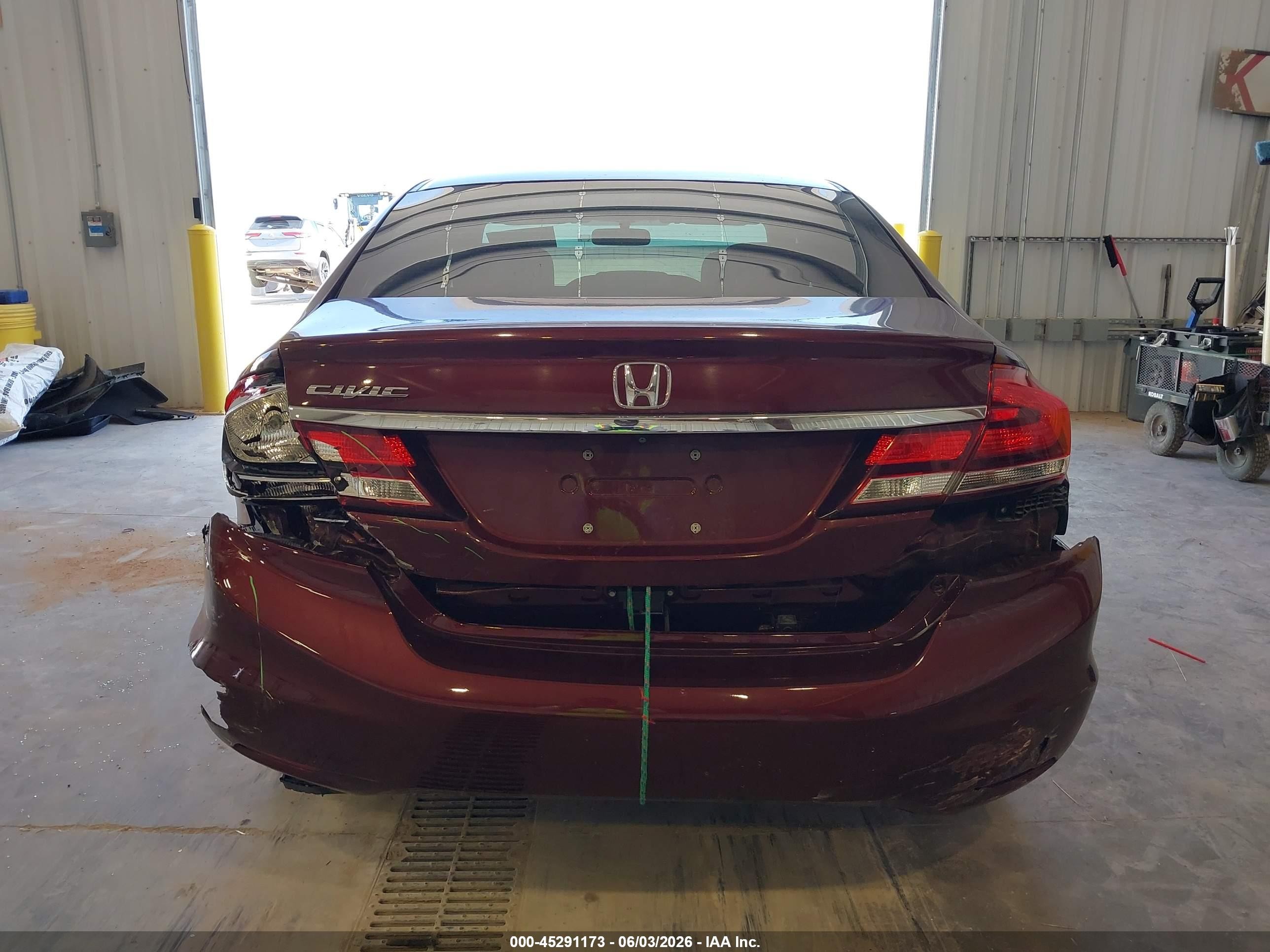 2015 Honda Civic Ex Maroon vin: 19XFB2F83FE228409
