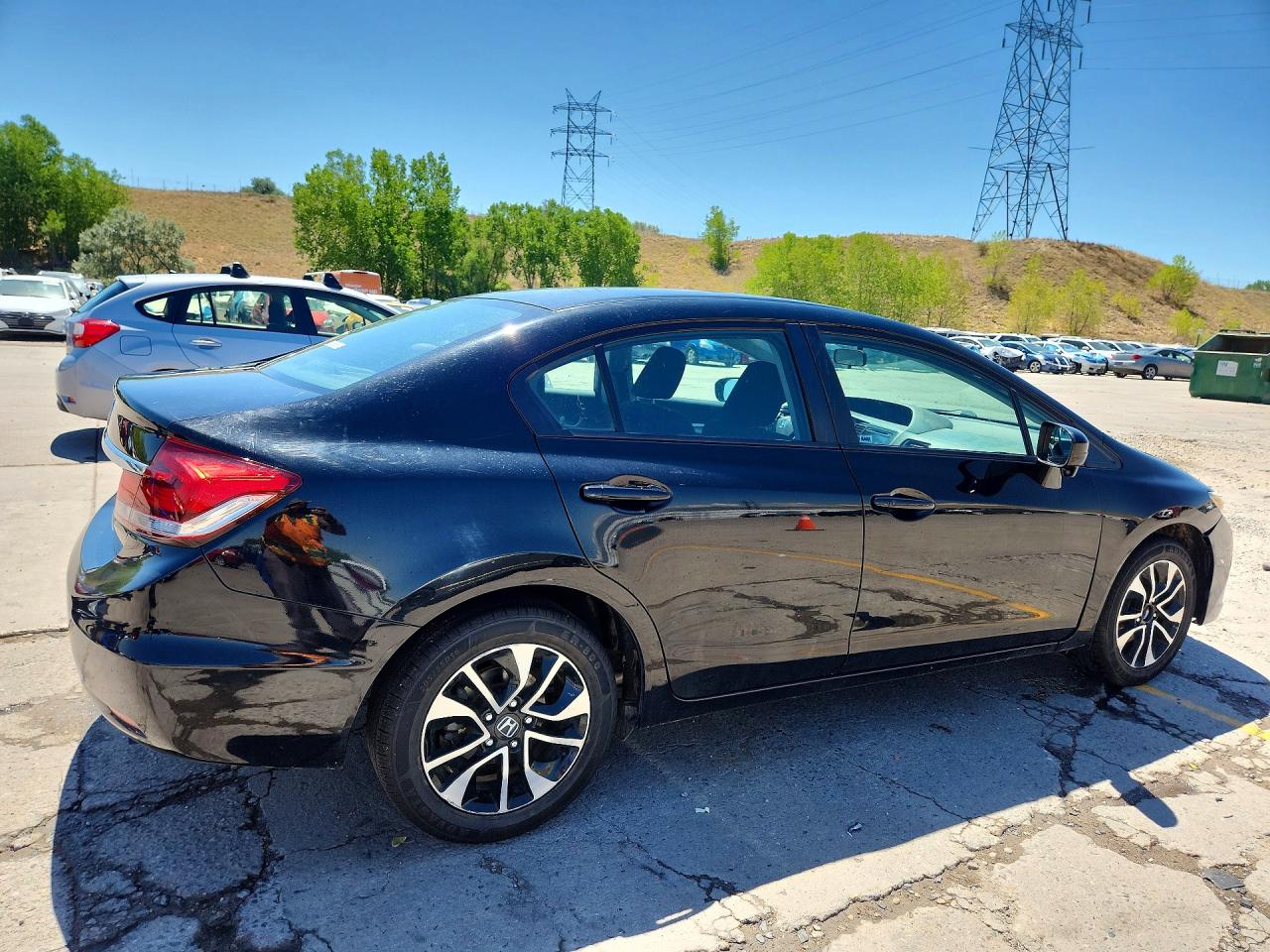 2015 Honda Civic Ex Black vin: 19XFB2F83FE252760
