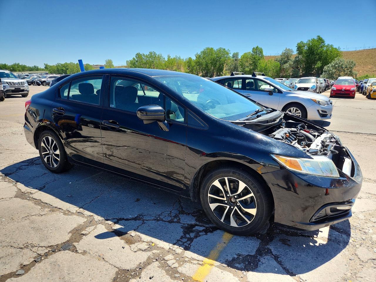 2015 Honda Civic Ex Black vin: 19XFB2F83FE252760