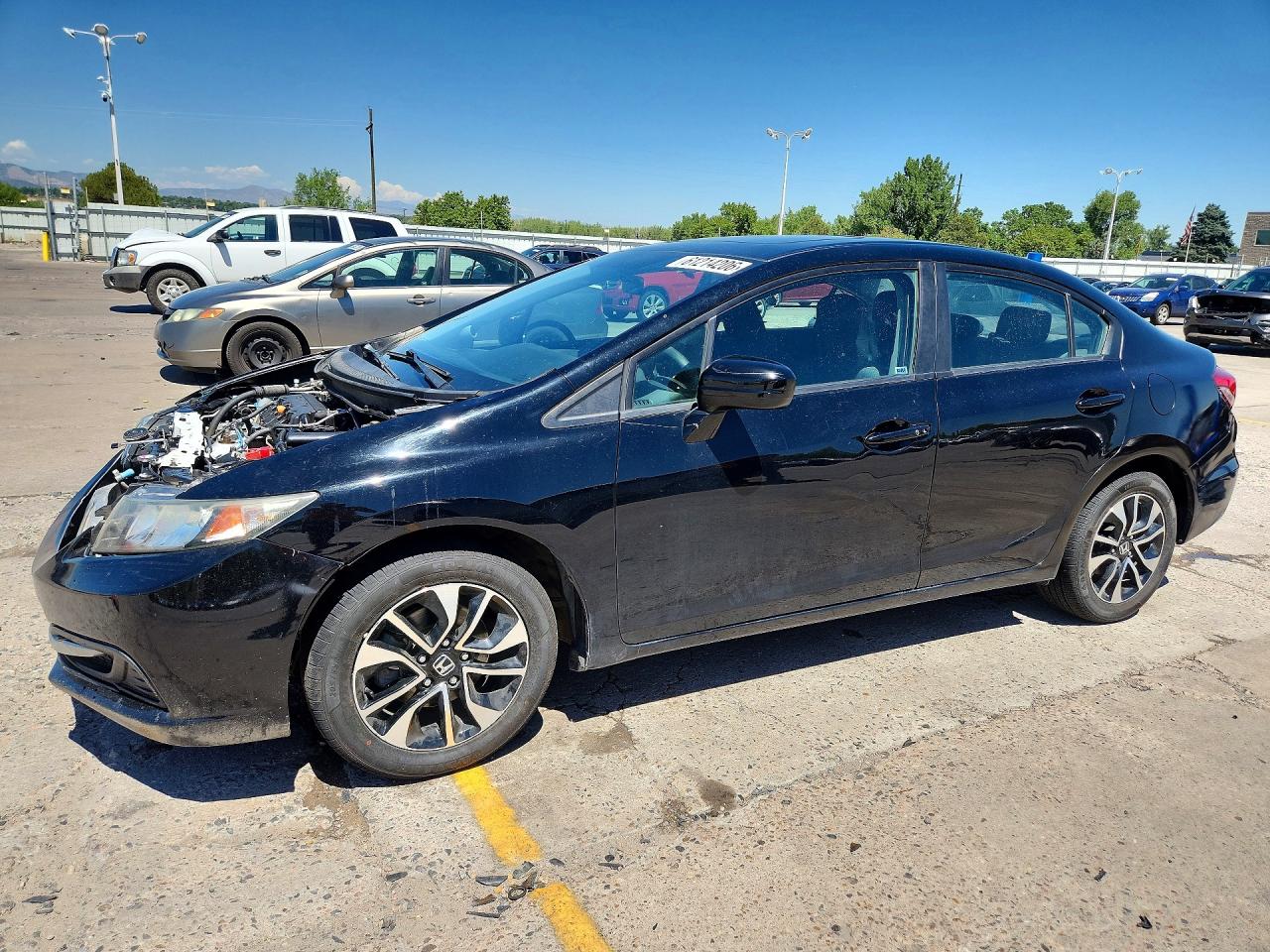 2015 Honda Civic Ex Black vin: 19XFB2F83FE252760
