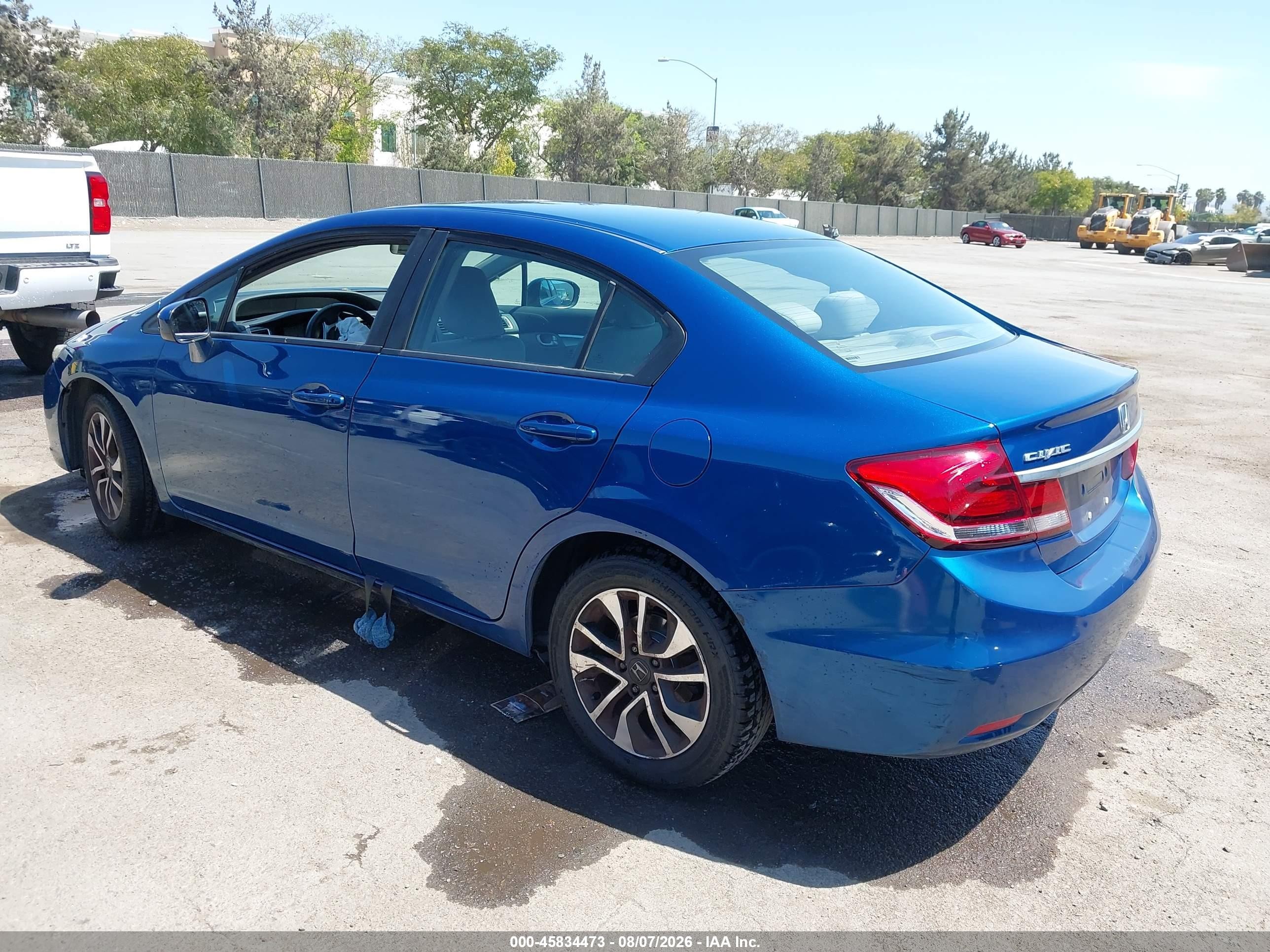 2015 Honda Civic Ex Blue vin: 19XFB2F83FE255030