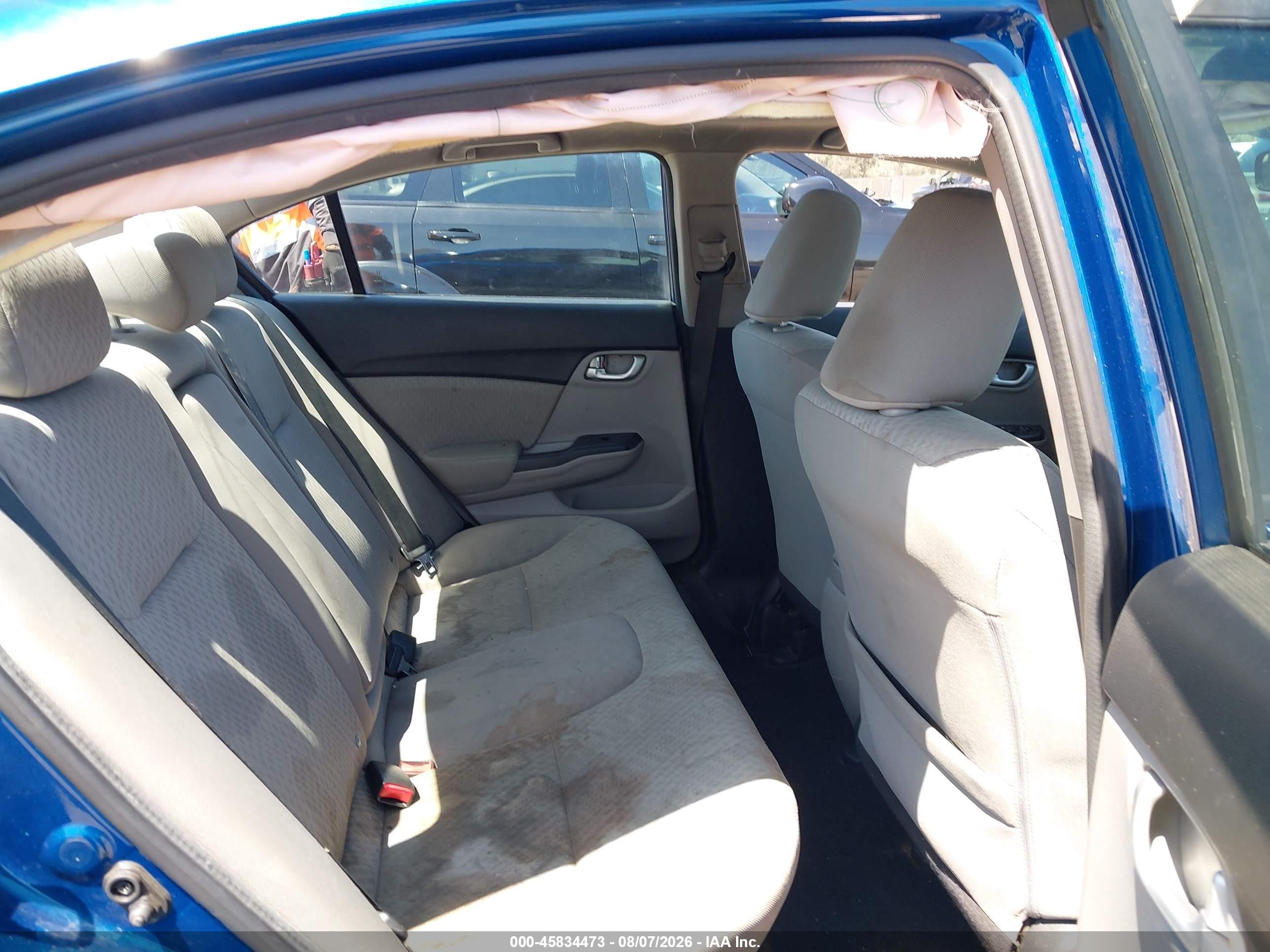 2015 Honda Civic Ex Blue vin: 19XFB2F83FE255030
