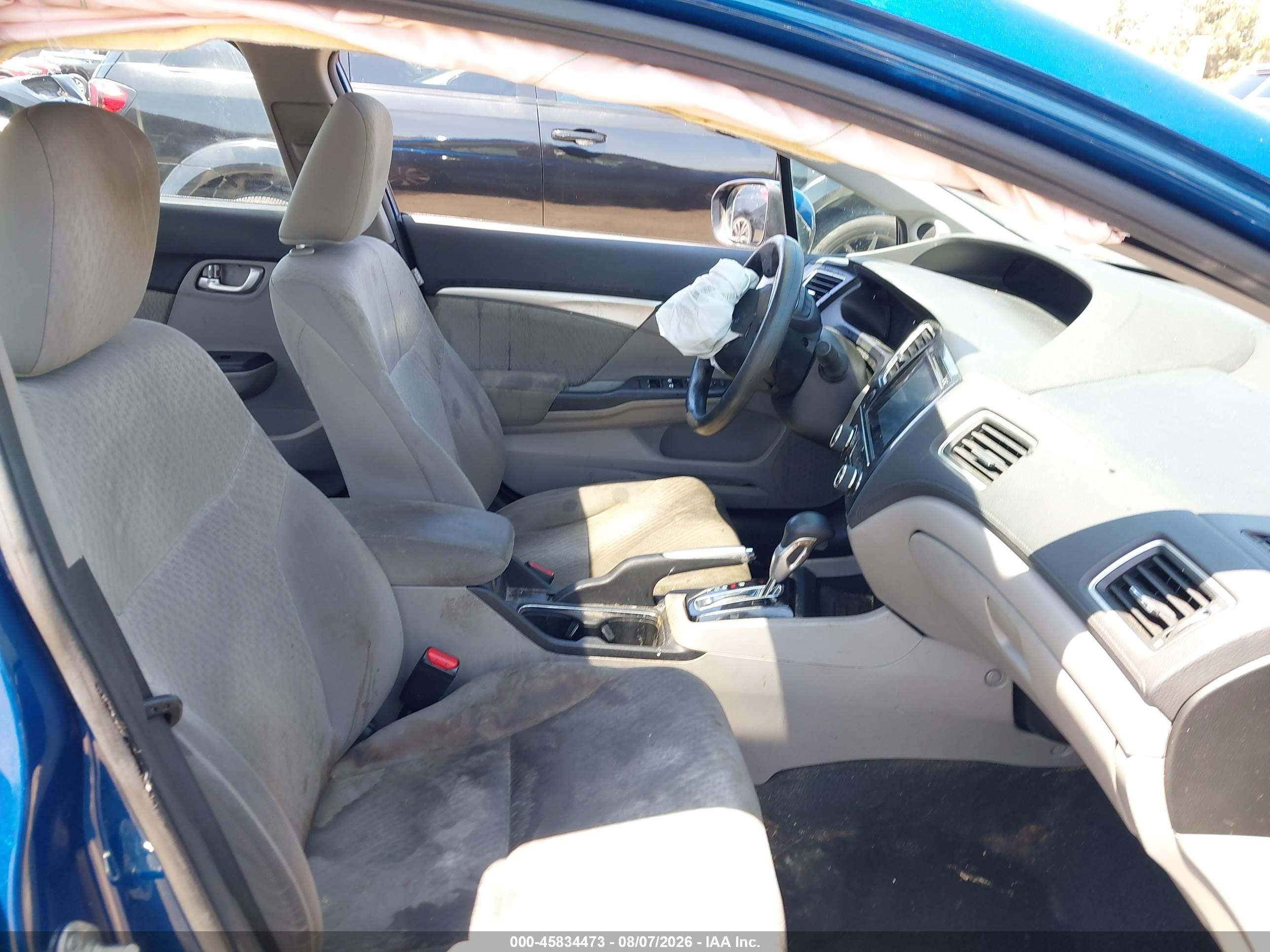 2015 Honda Civic Ex Blue vin: 19XFB2F83FE255030
