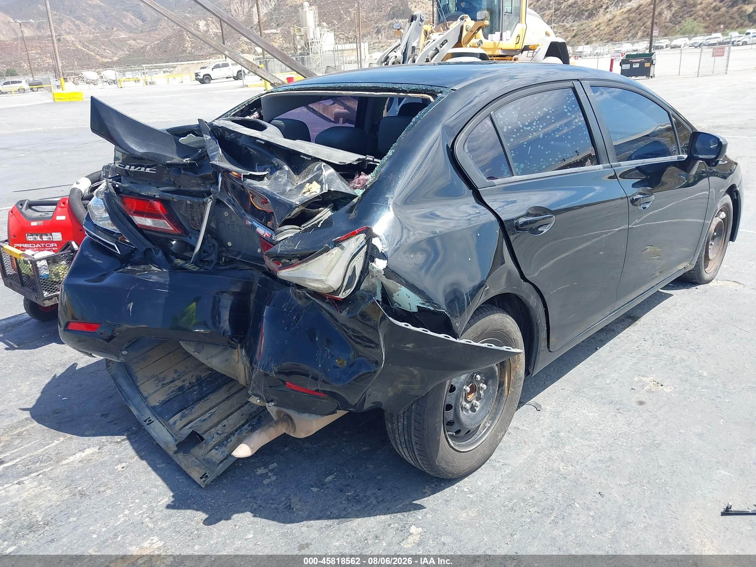2015 Honda Civic Ex Black vin: 19XFB2F83FE261278