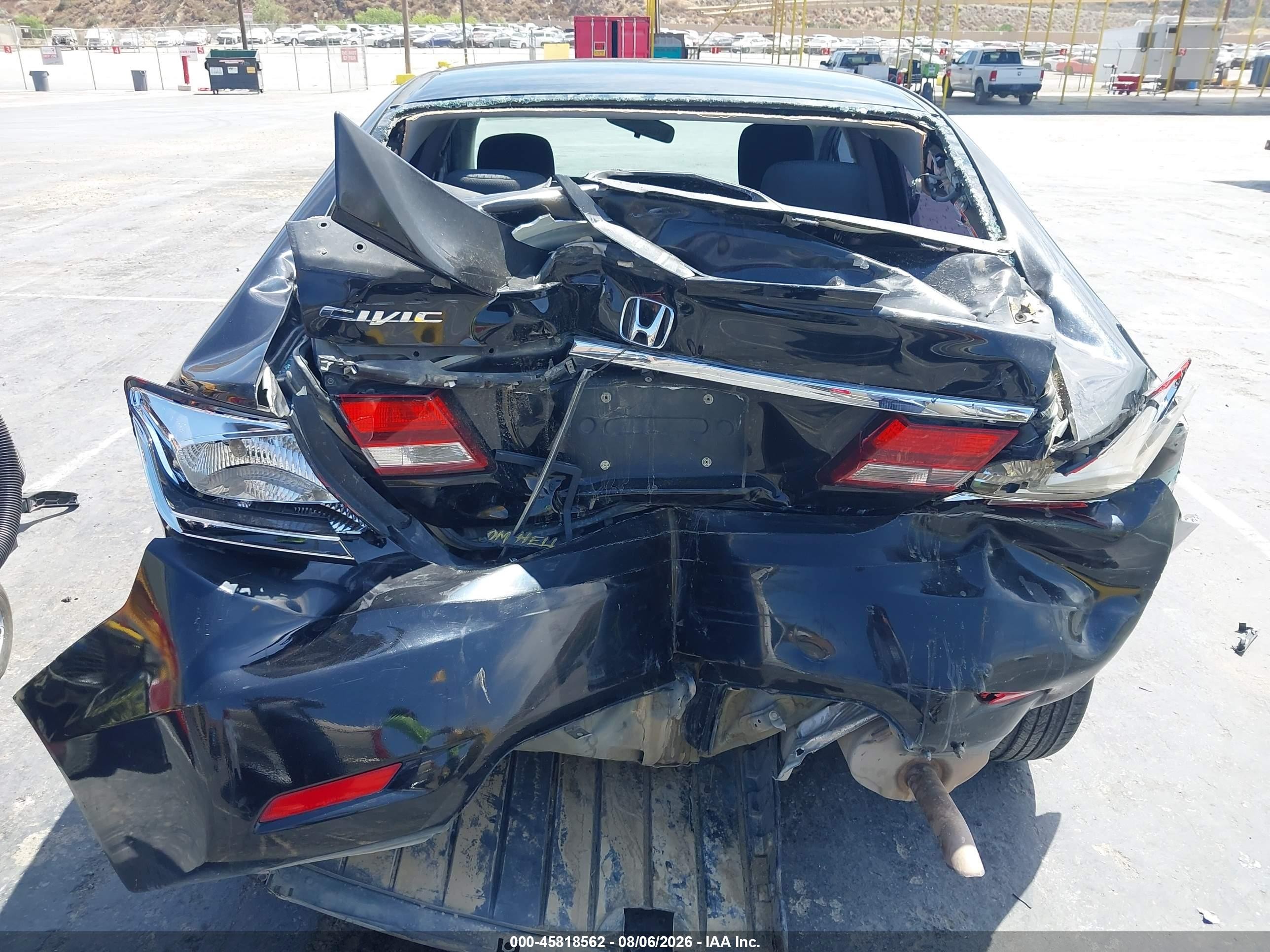 2015 Honda Civic Ex Black vin: 19XFB2F83FE261278