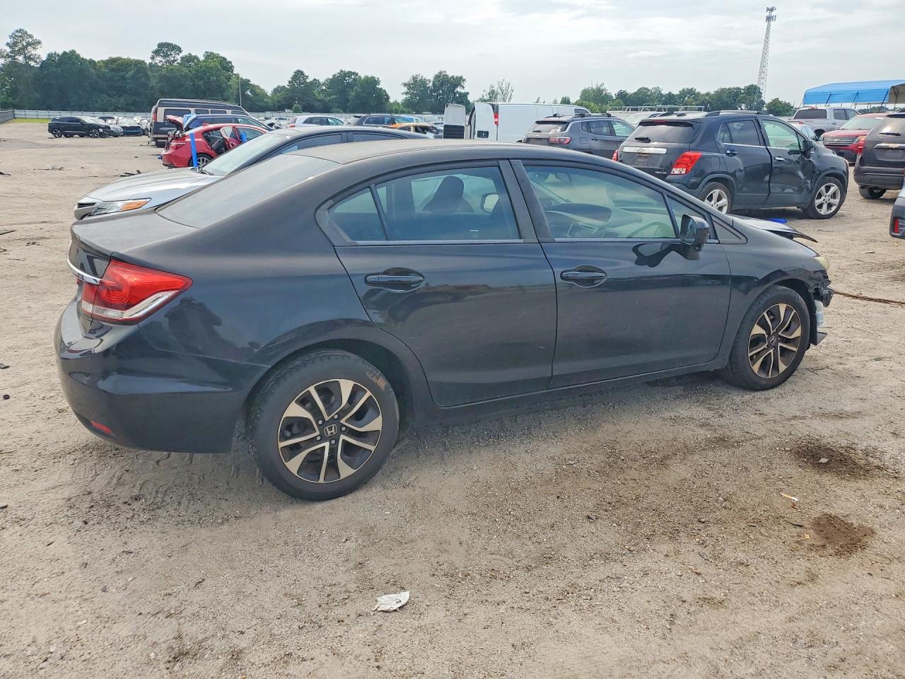 2015 Honda Civic Ex Черный vin: 19XFB2F83FE278677