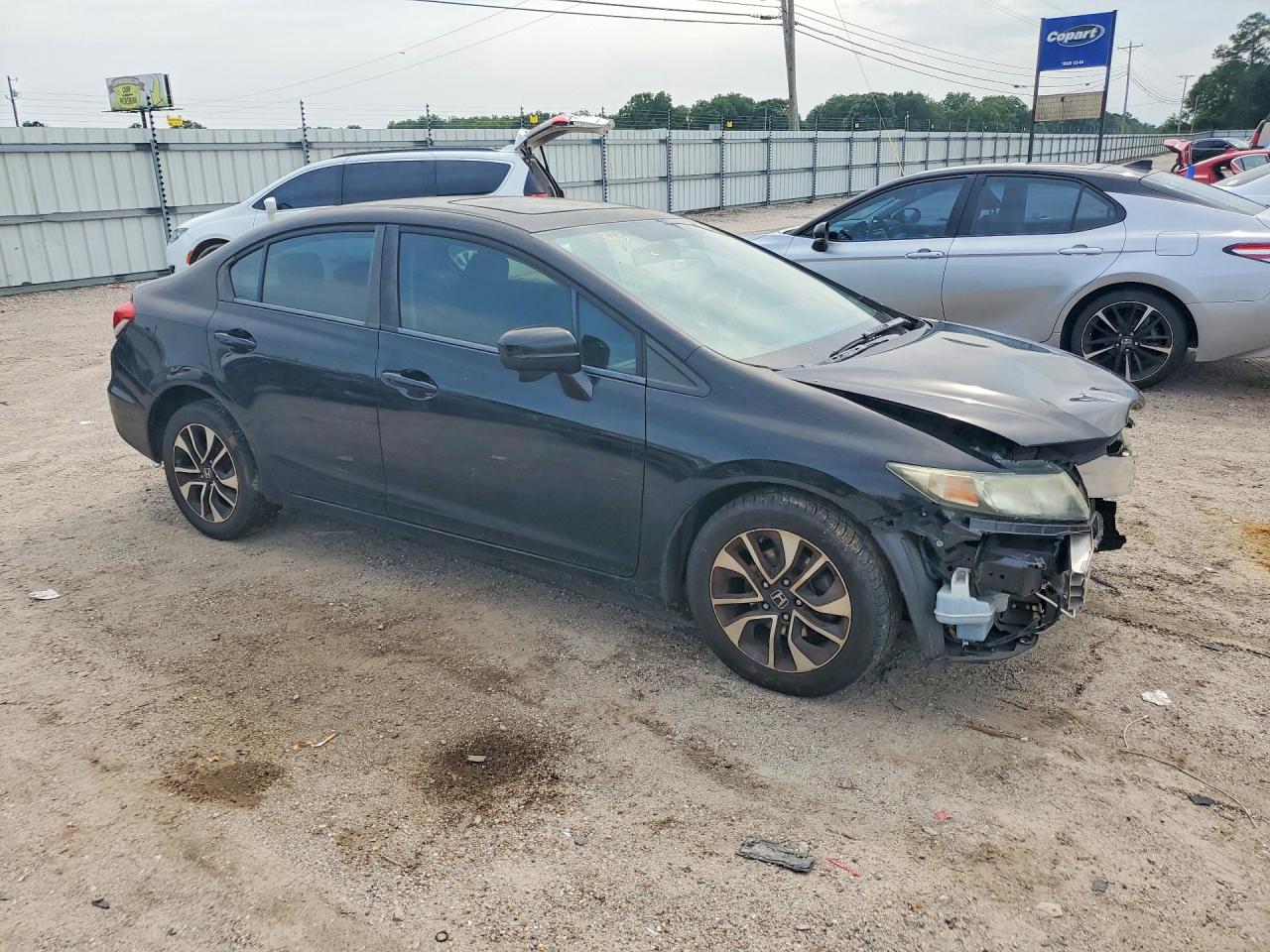 2015 Honda Civic Ex Черный vin: 19XFB2F83FE278677