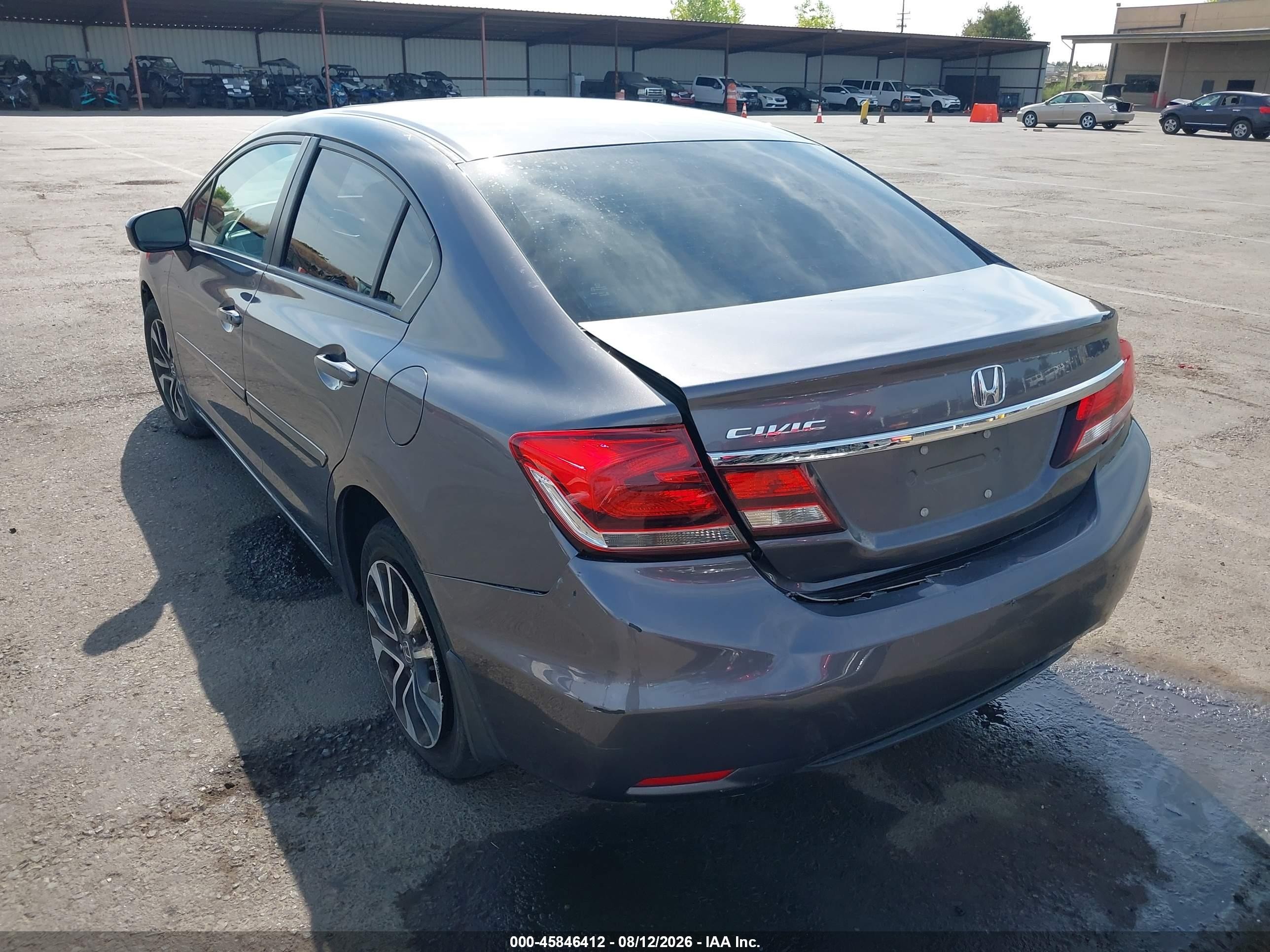 2015 Honda Civic Ex Gray vin: 19XFB2F83FE295561
