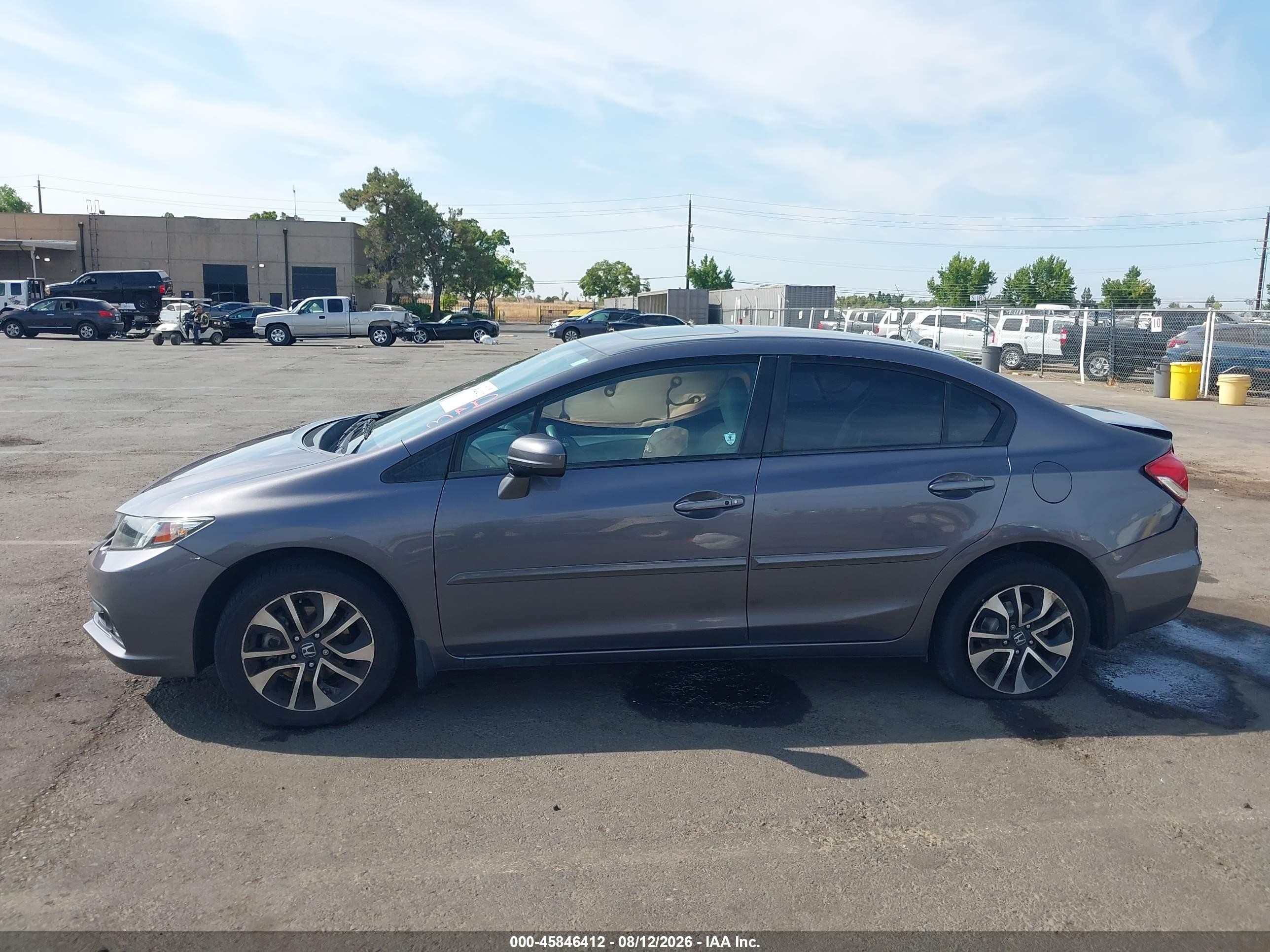2015 Honda Civic Ex Gray vin: 19XFB2F83FE295561